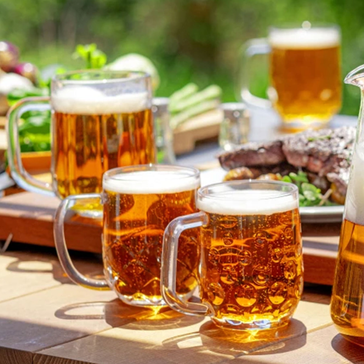 Tescoma myBEER Salute Bierkrug 0,5 l aus Glas mit Henkel