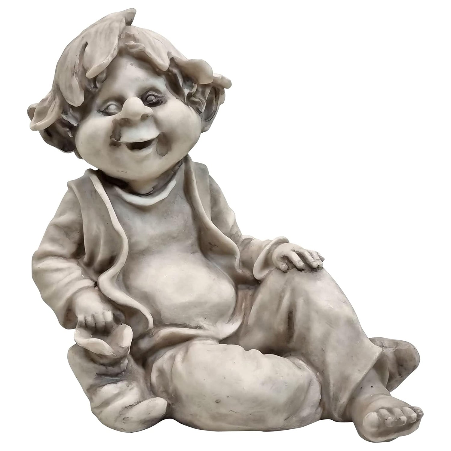 Wichtel Gnom Fabelwesen Troll 24cm Zwerg Kobold Gartenfigur Dekofigur