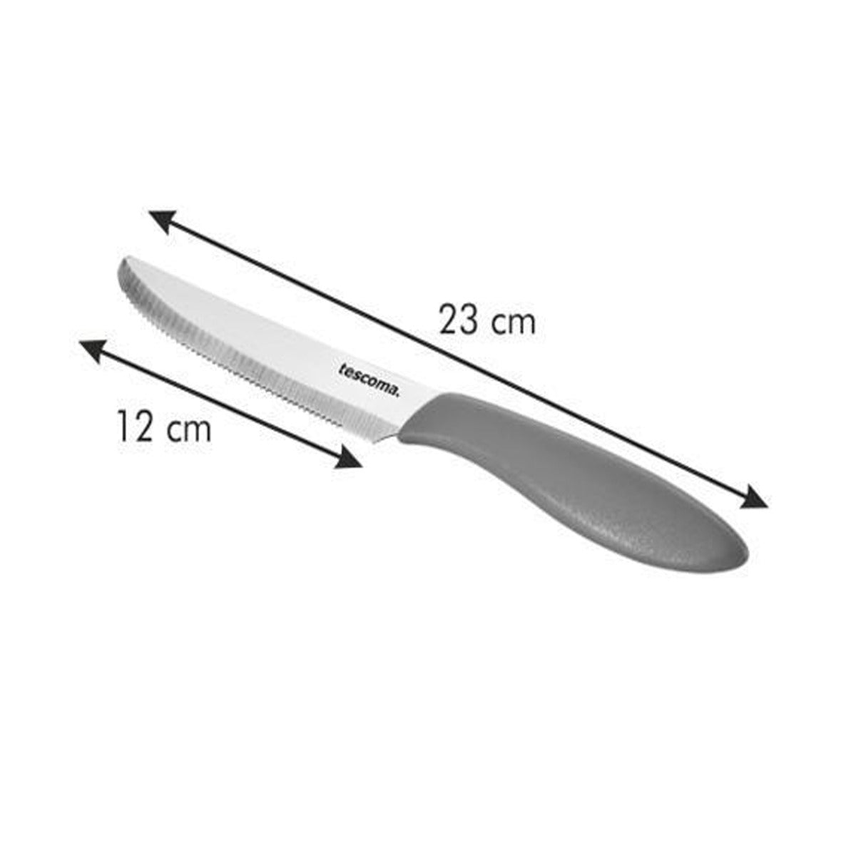 Tescoma PRESTO Tafelmesser Set 6-teilig - Wellenschliff, in verschiedenen Farben