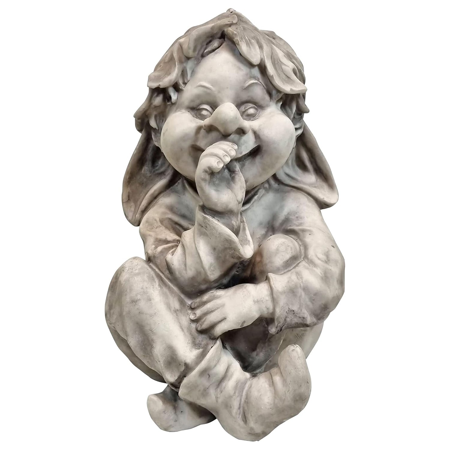 Wichtel Gnom Fabelwesen Troll 32cm Zwerg Kobold Gartenfigur Dekofigur