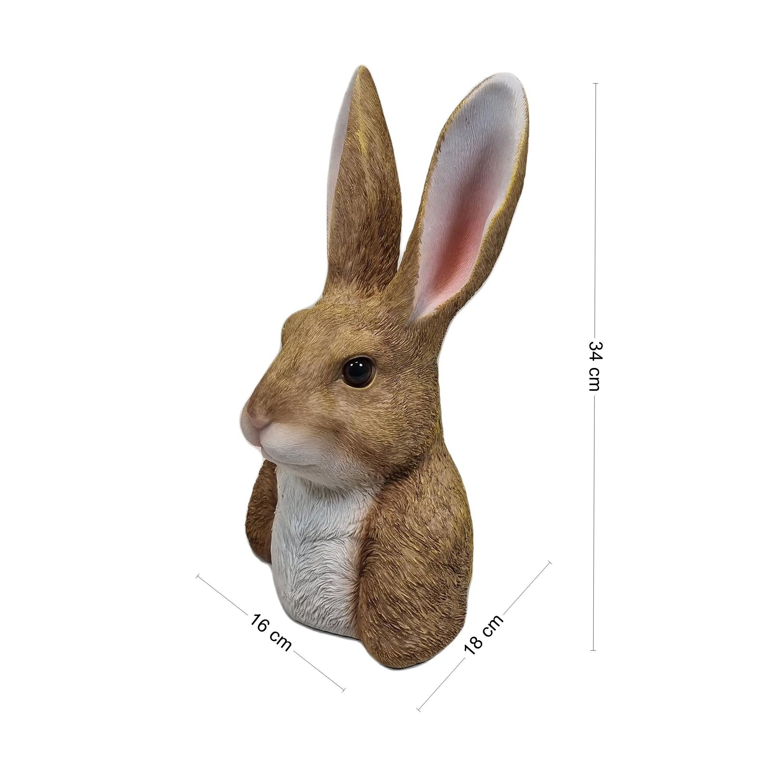 Hasenbüste als Dekofigur für Osterdekoration und Wohnräume