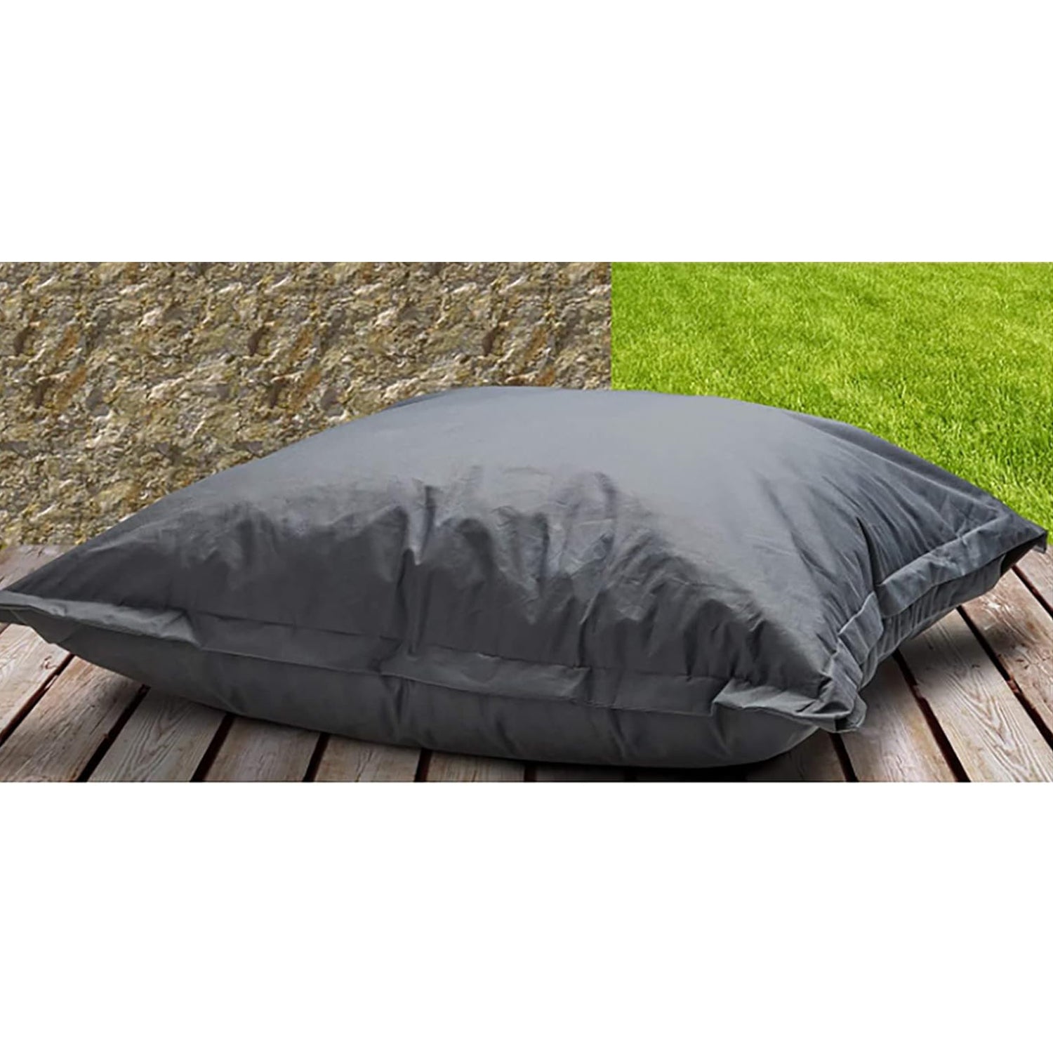 XL Sitzsack Outdoor Sitzkissen wetterfest – Perfekte Sitzgelegenheit für Garten, Balkon und Terrasse