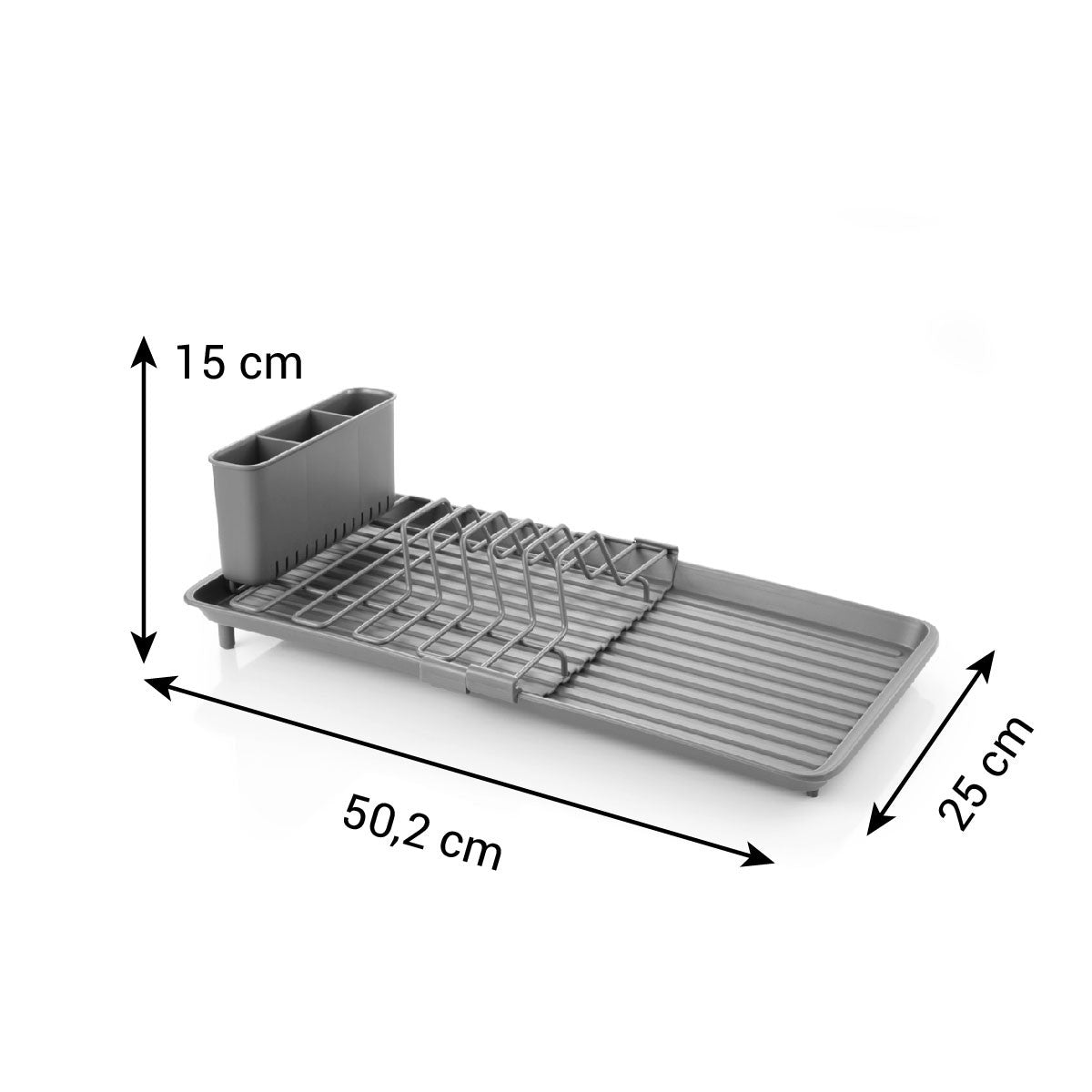 Abtropfschale COMPACT verschiebbar von Tescoma – variable Spülenablage