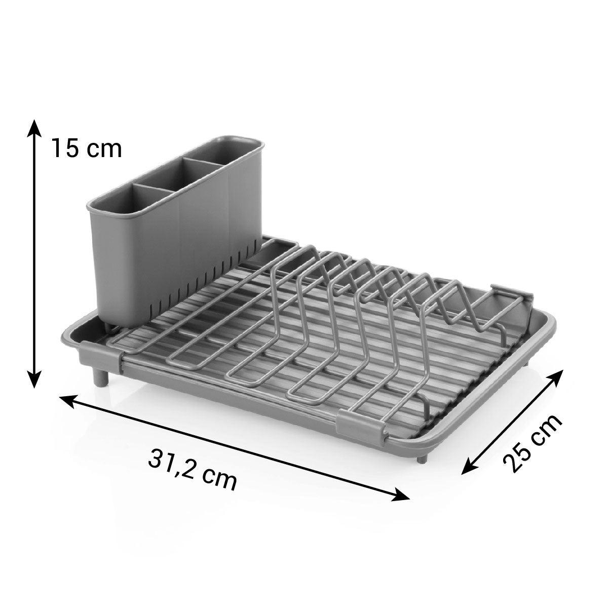 Abtropfschale COMPACT verschiebbar von Tescoma – variable Spülenablage