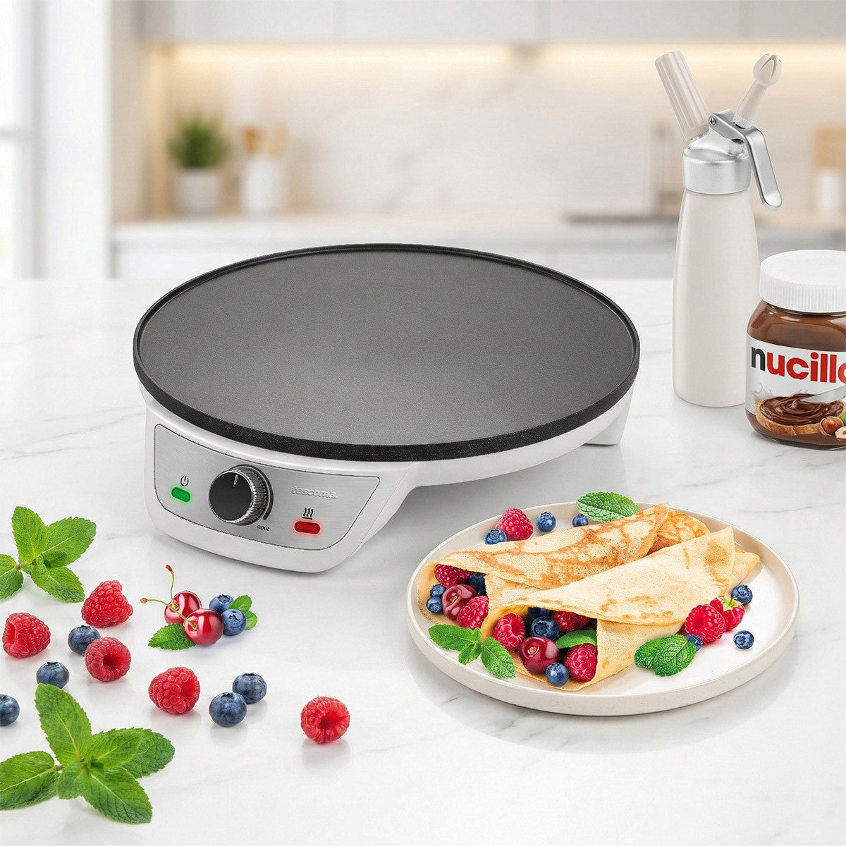 Crêpes-Maker GrandCHEF von Tescoma – elektrischer Crepesbereiter für Zuhause