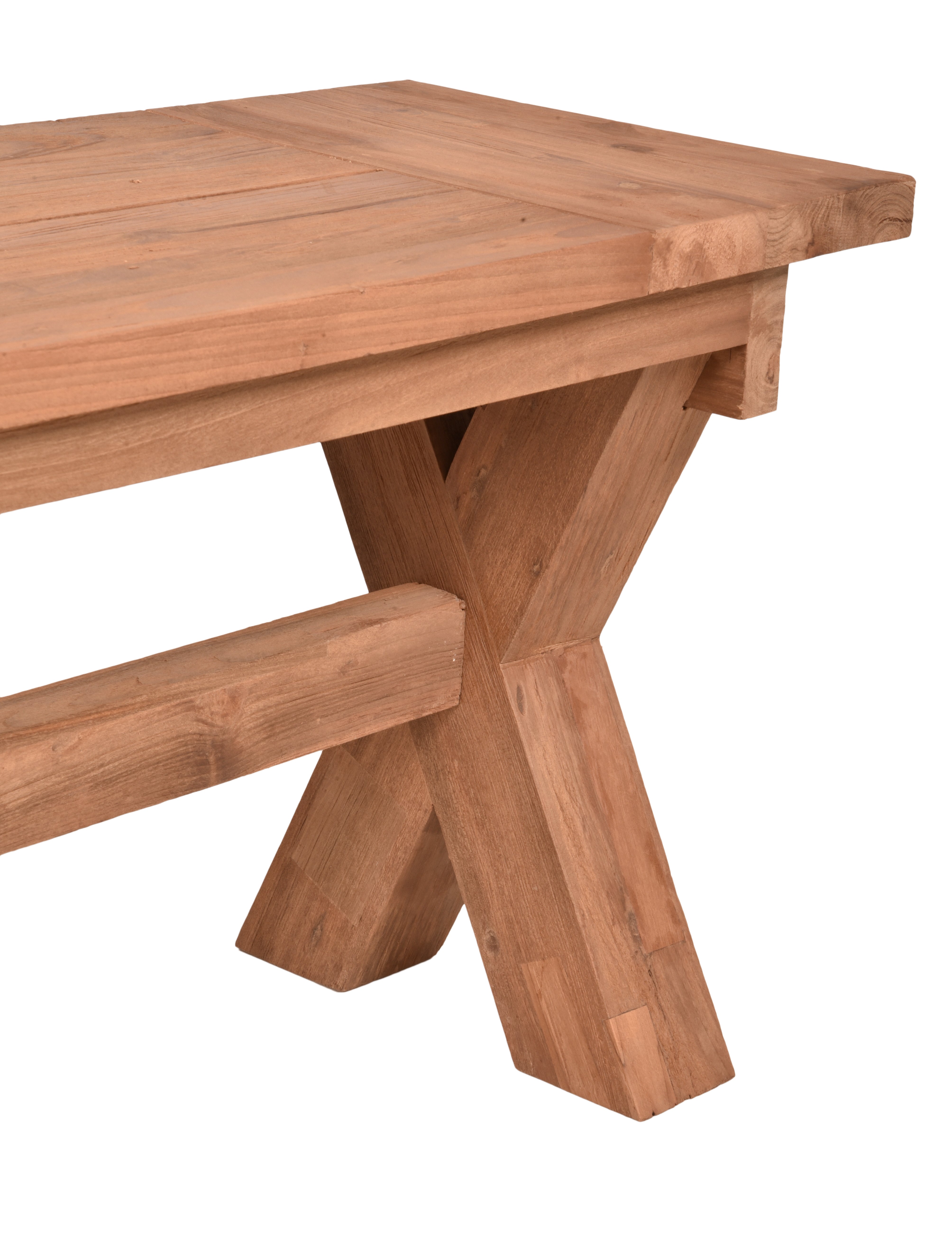Bank Sitzbank KISAR Gartenbank Recyceltes Teak von Garden Pleasure