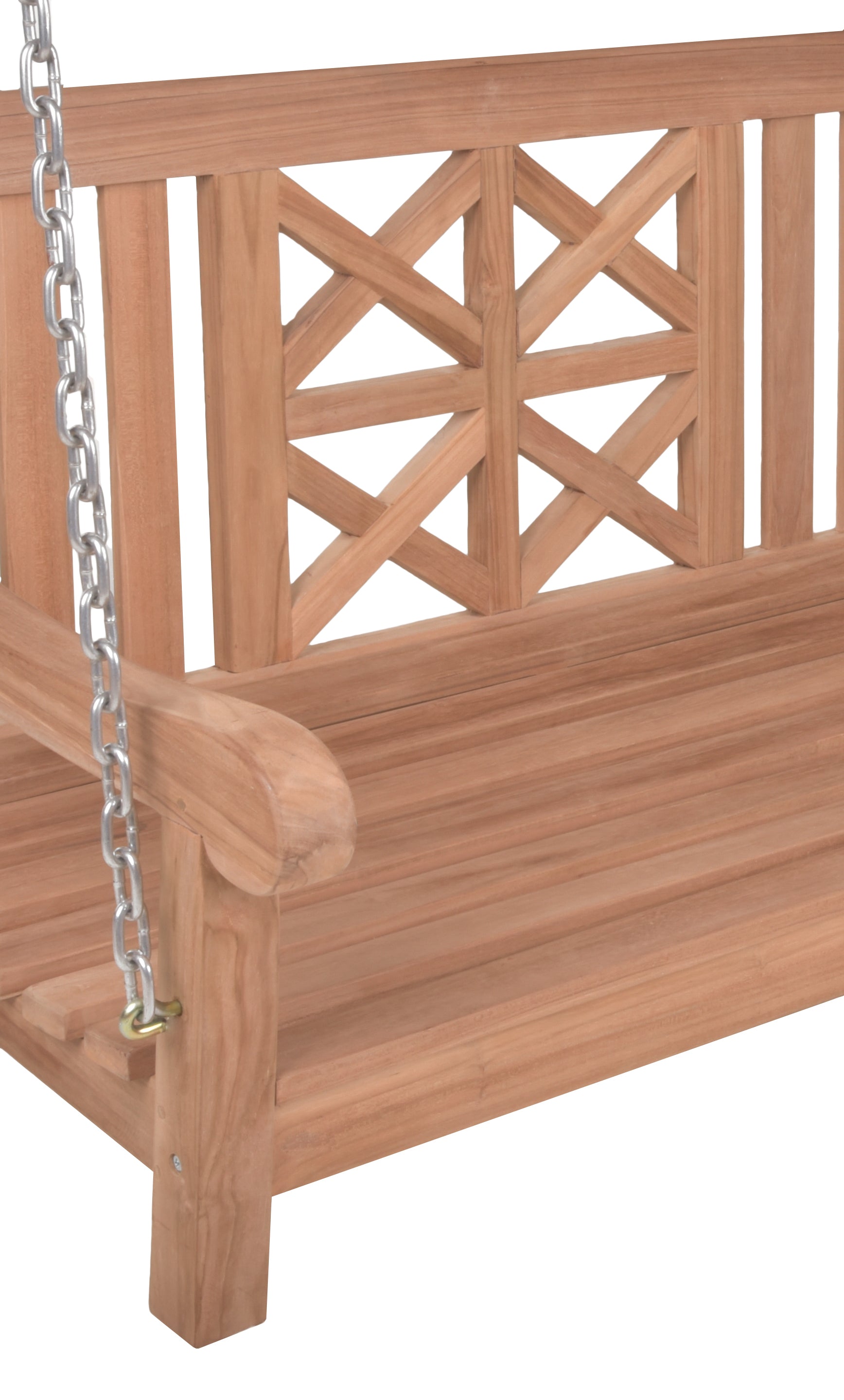Hängebank Gartenschaukel LATOA Schaukelbank Teakholz von Garden Pleasure