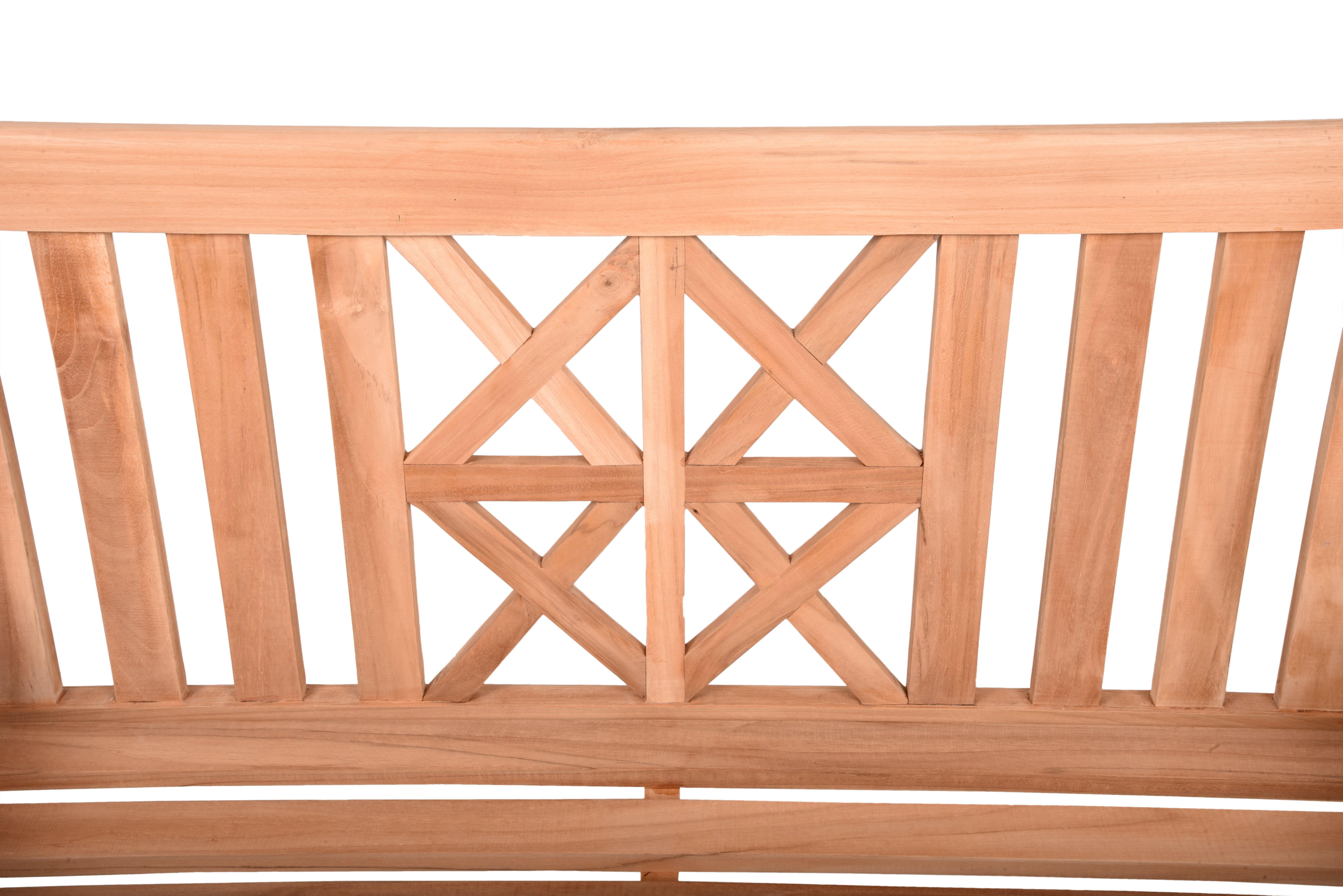 Bank Sitzbank PANTAR Gartenbank Teakholz 2-Sitzer von Garden Pleasure