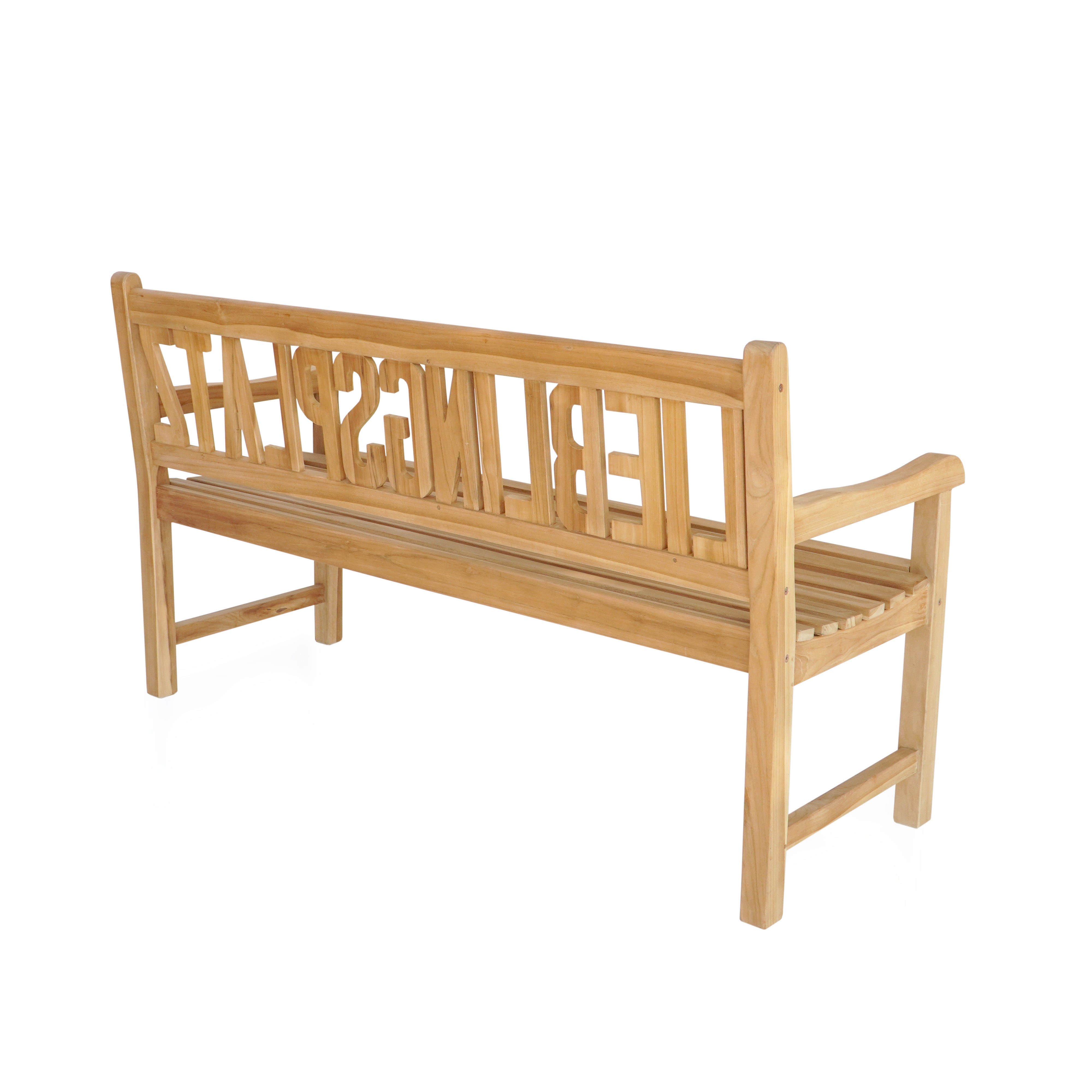 Bank Sitzbank LIEBLINGSPLATZ Gartenbank Teakholz 3-Sitzer von Garden Pleasure