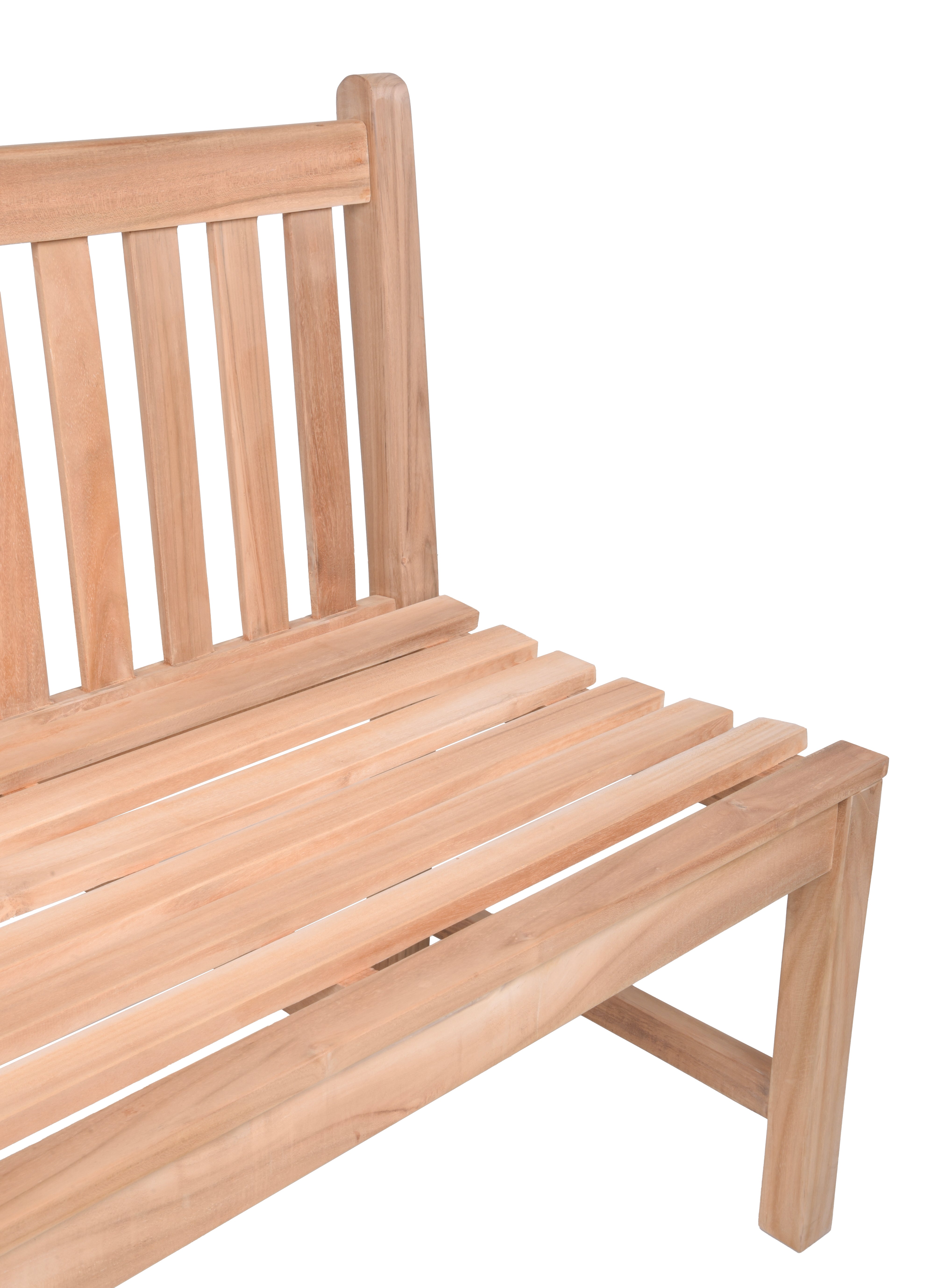 Bank Sitzbank SOLO Gartenbank Teakholz 3-Sitzer von Garden Pleasure