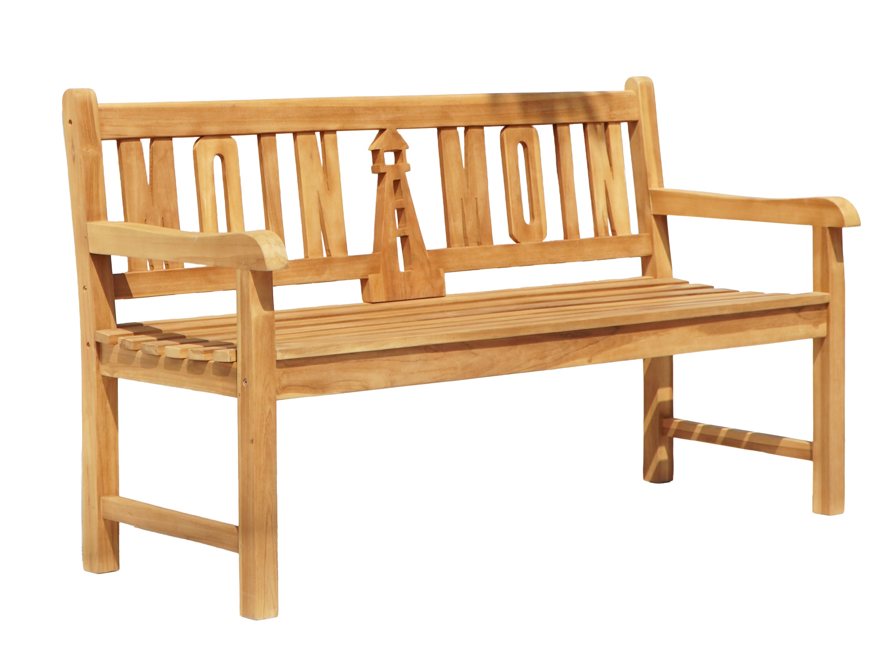 Bank Sitzbank MOIN MOIN Gartenbank Teakholz 3-Sitzer von Garden Pleasure
