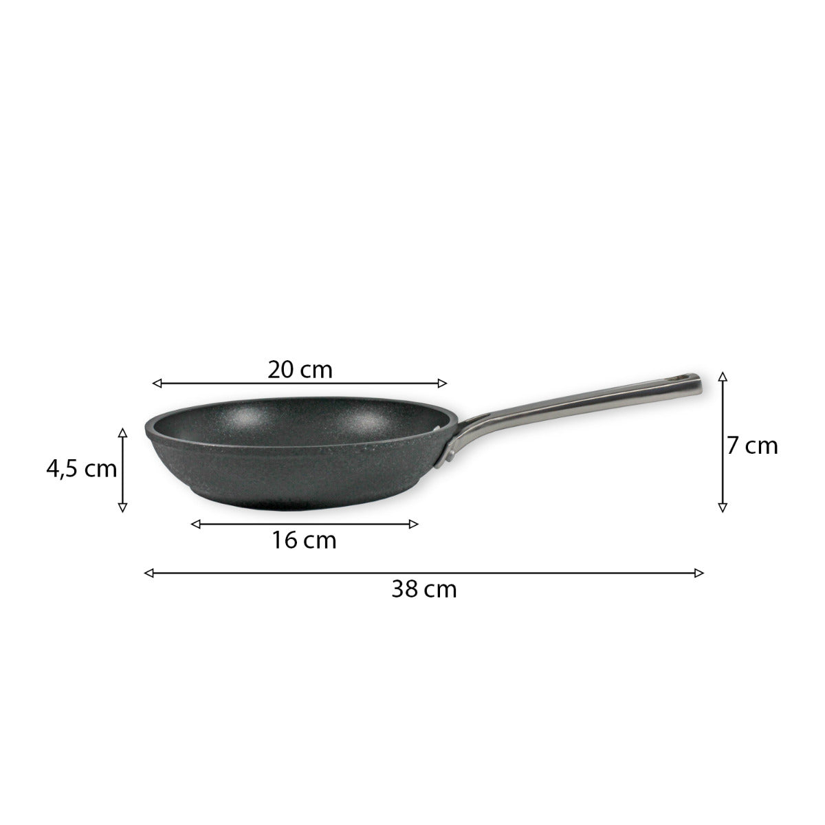 Bratpfanne TitanPOWER 20 cm von Tescoma – Induktionspfanne antihaftbeschichtet