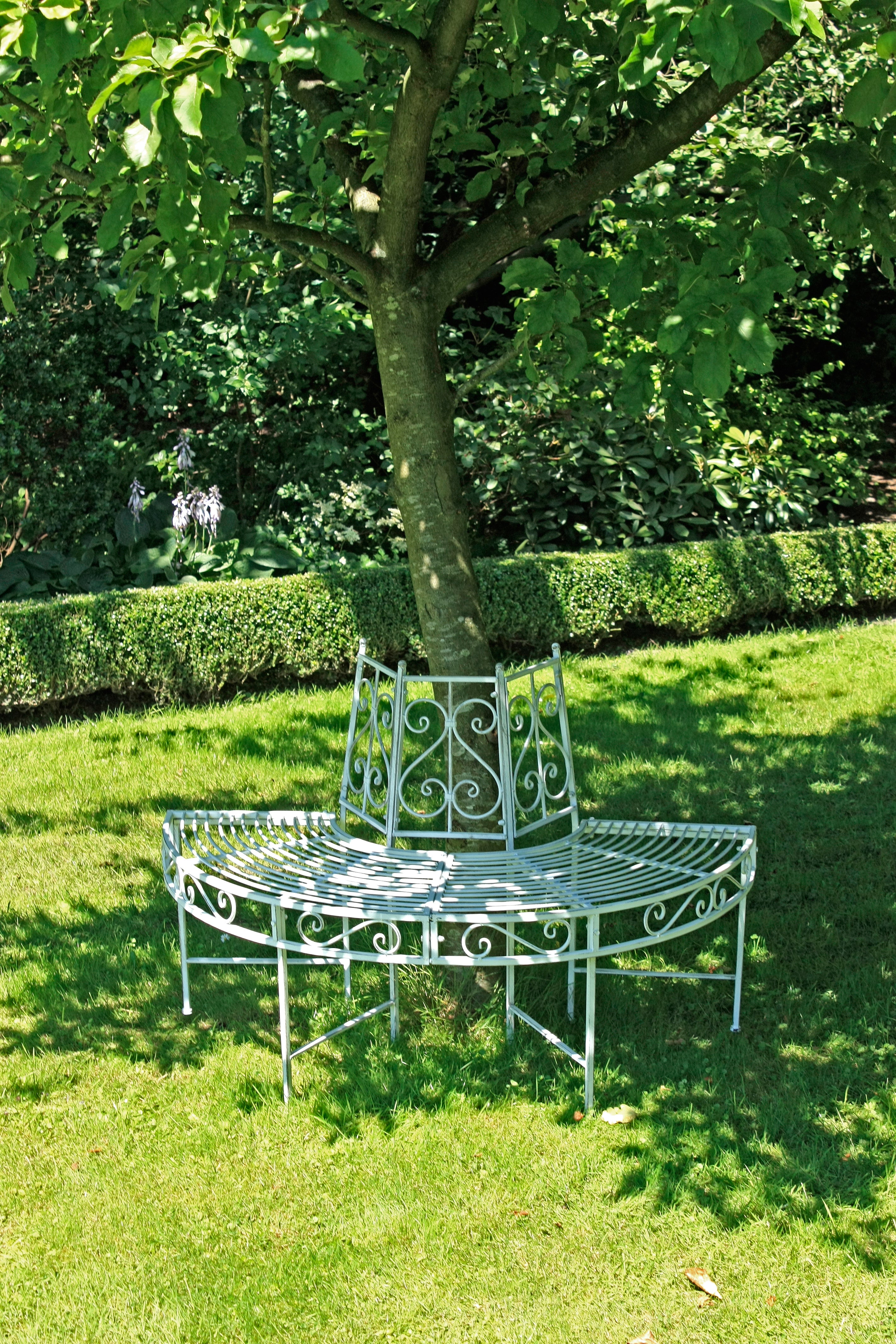 Baumbank Gartenbank VARDA Sitzbank Holzbank robust pflegeleicht Outdoor von Garden Pleasure