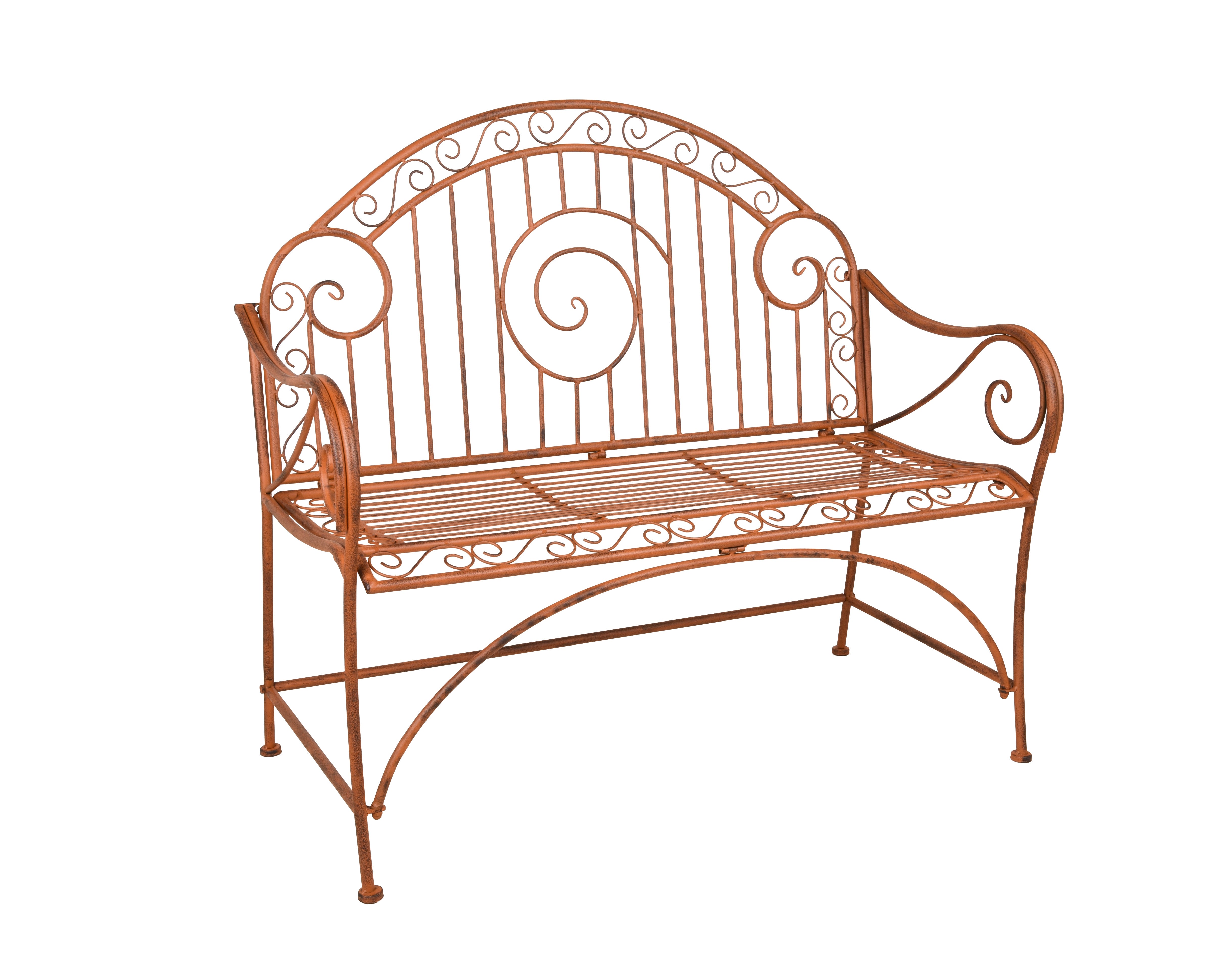 Bank Sitzbank CAMEROON Gartenbank Rostoptik von Garden Pleasure