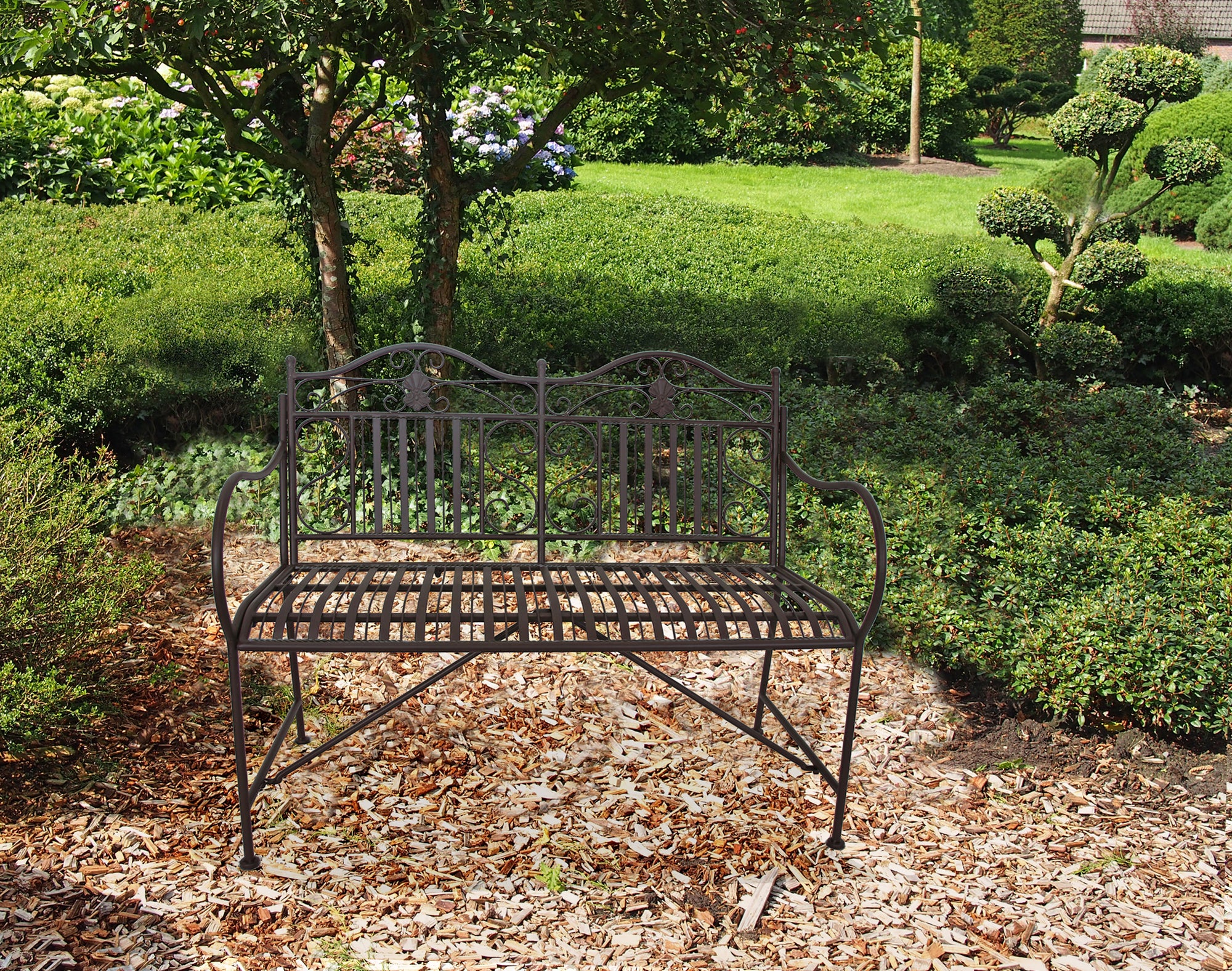 Gartenbank Sitzbank MANGAN Holzbank robust pflegeleicht Outdoor von Garden Pleasure