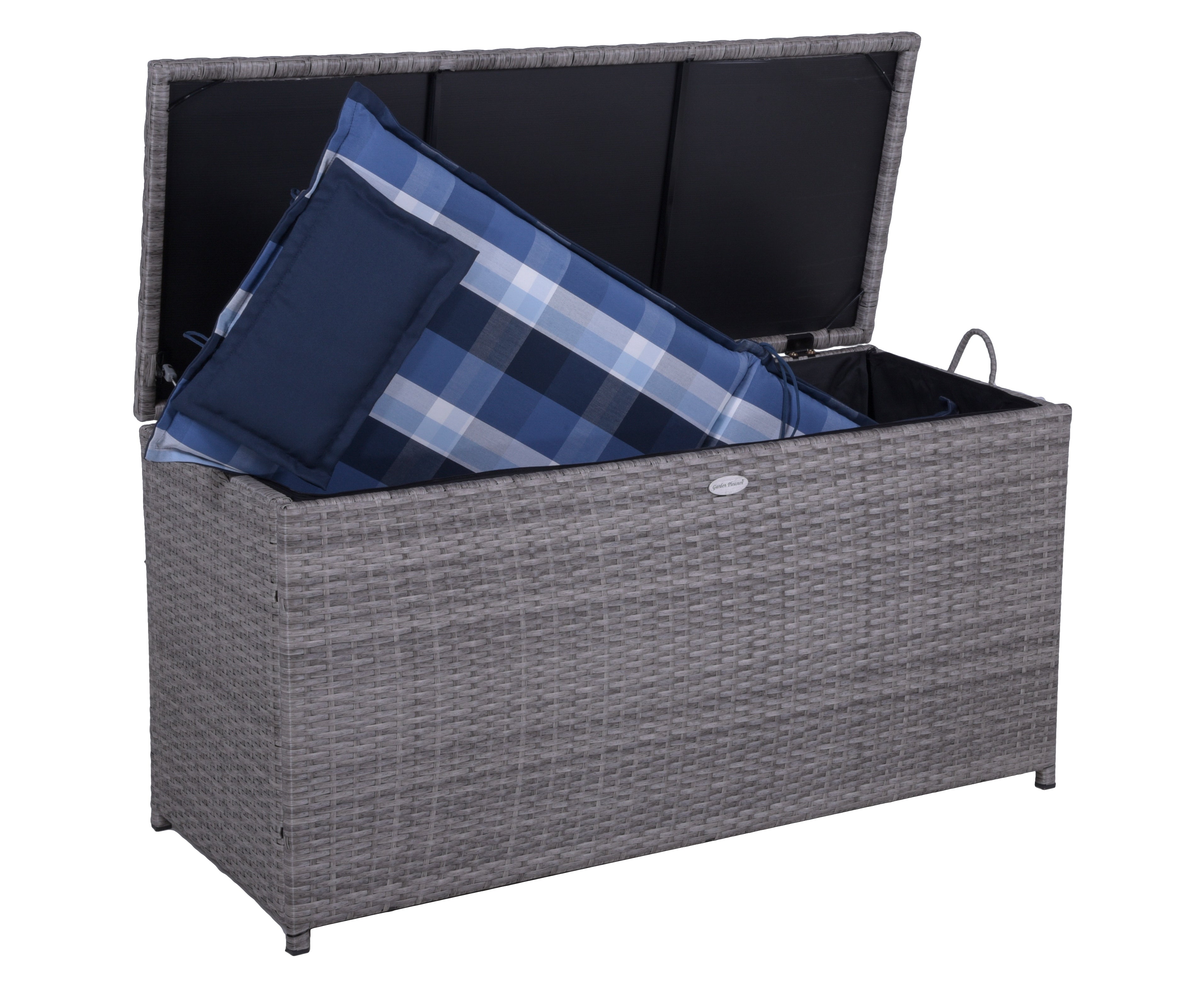 Gartentruhe Kissenbox PATRAS Auflagenbox Polyrattan Aufbewahrung von Garden Pleasure