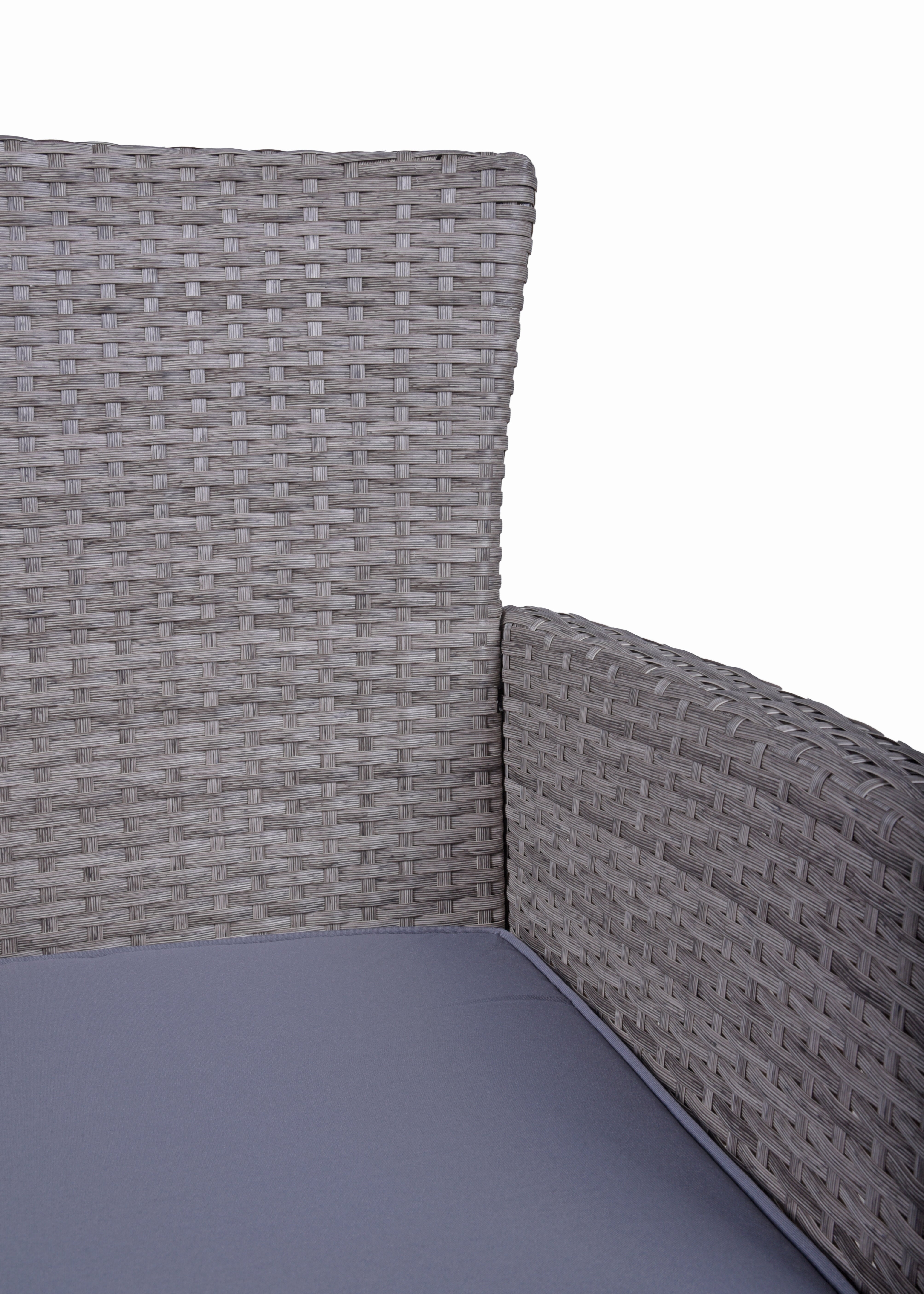 Sitzgruppe Balkonset DAKOTA 3-teilig Tisch 2 Sessel Polyrattan von Garden Pleasure