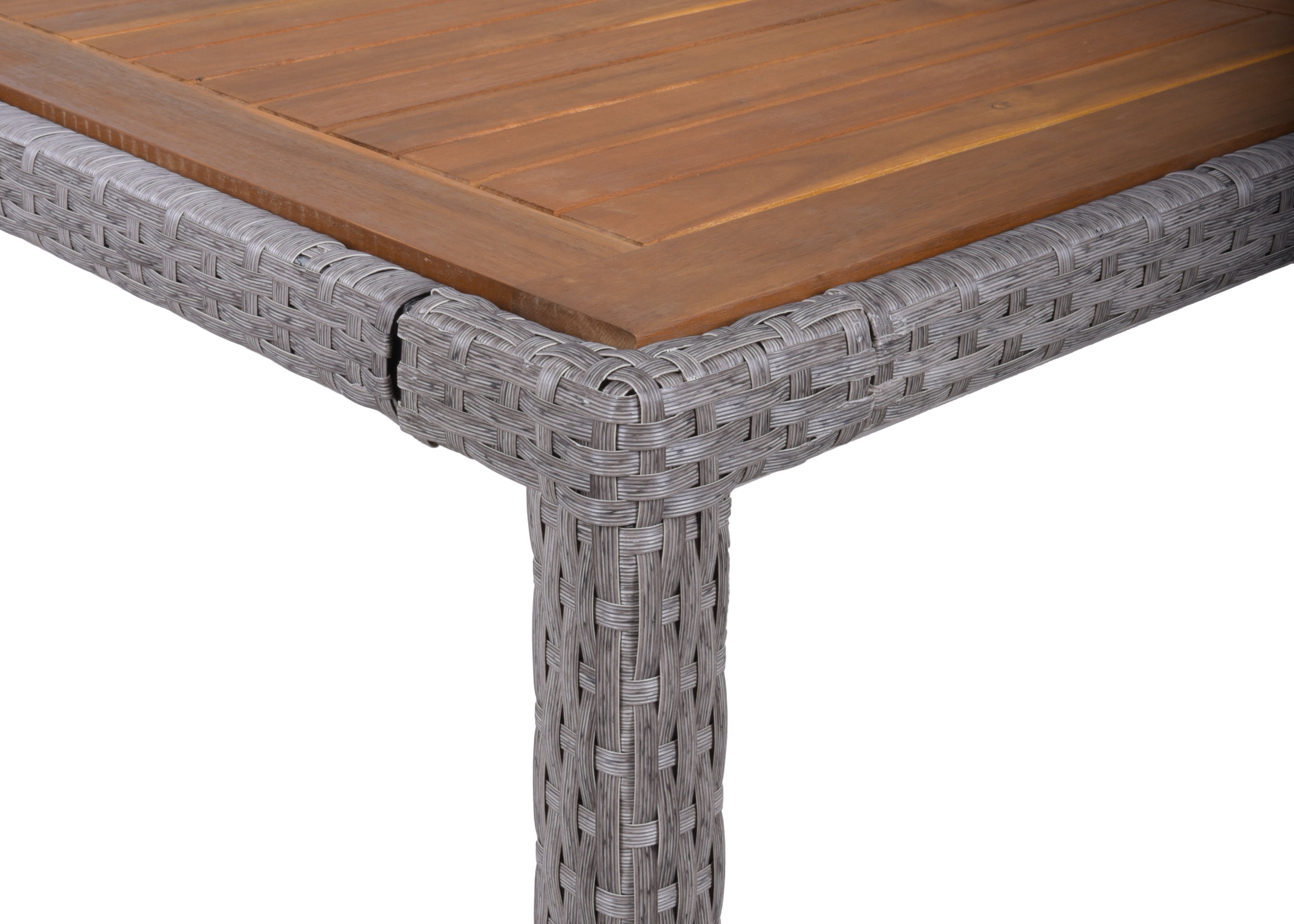 Sitzgruppe Balkonset DAKOTA 3-teilig Tisch 2 Sessel Polyrattan von Garden Pleasure