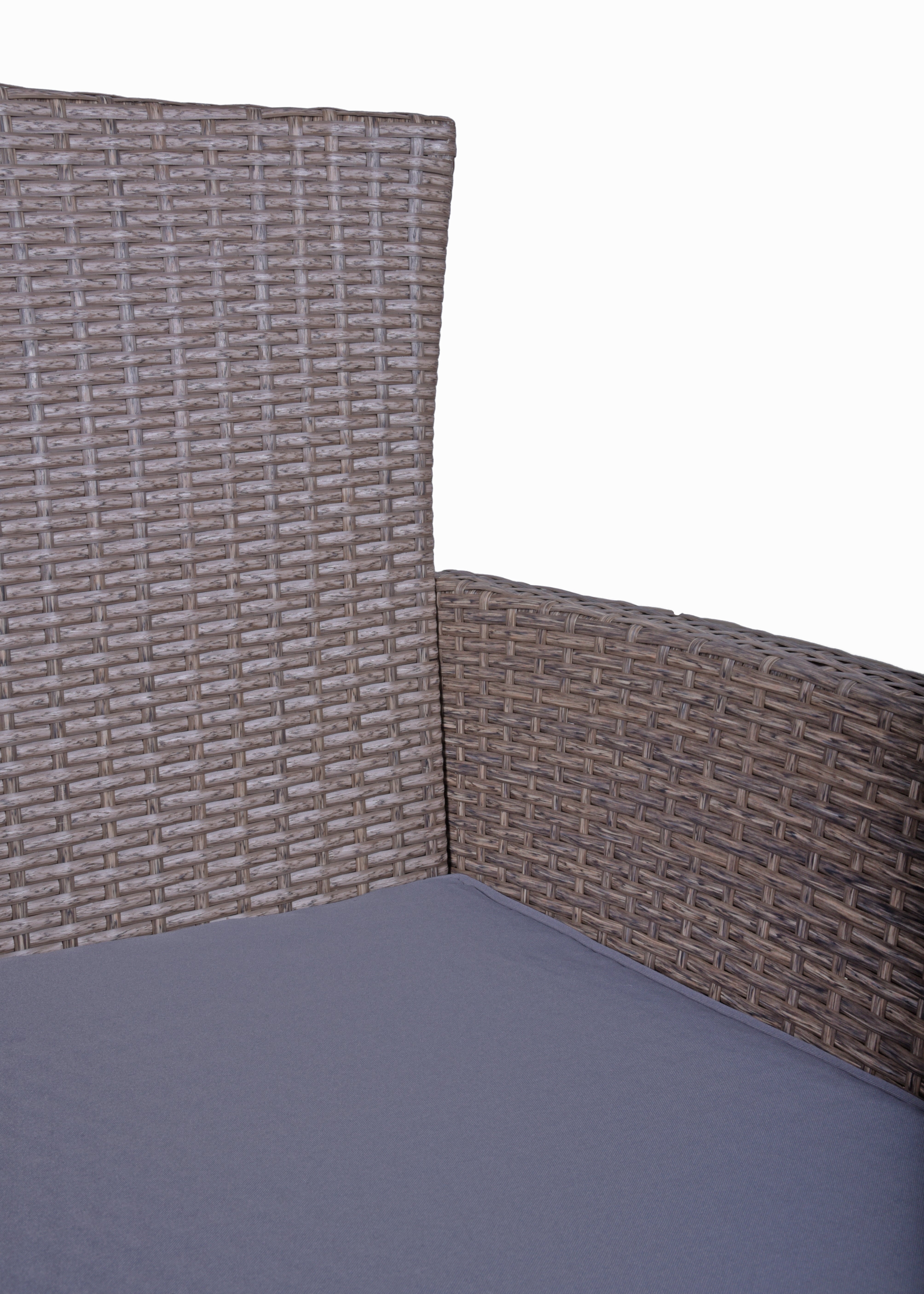 Sitzgruppe Balkonset DAKOTA 3-teilig Tisch 2 Sessel Polyrattan braun von Garden Pleasure