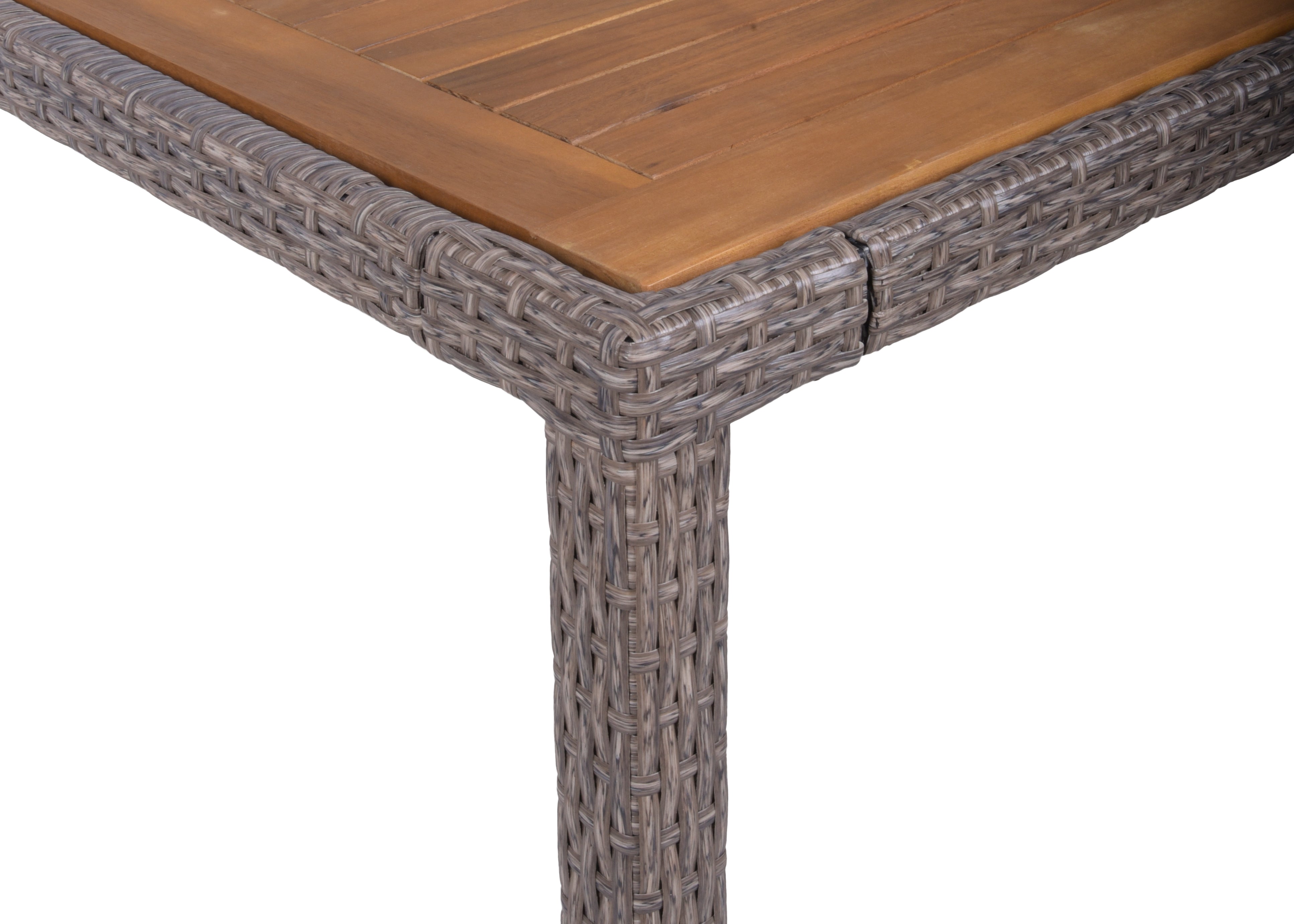 Sitzgruppe Balkonset DAKOTA 3-teilig Tisch 2 Sessel Polyrattan braun von Garden Pleasure