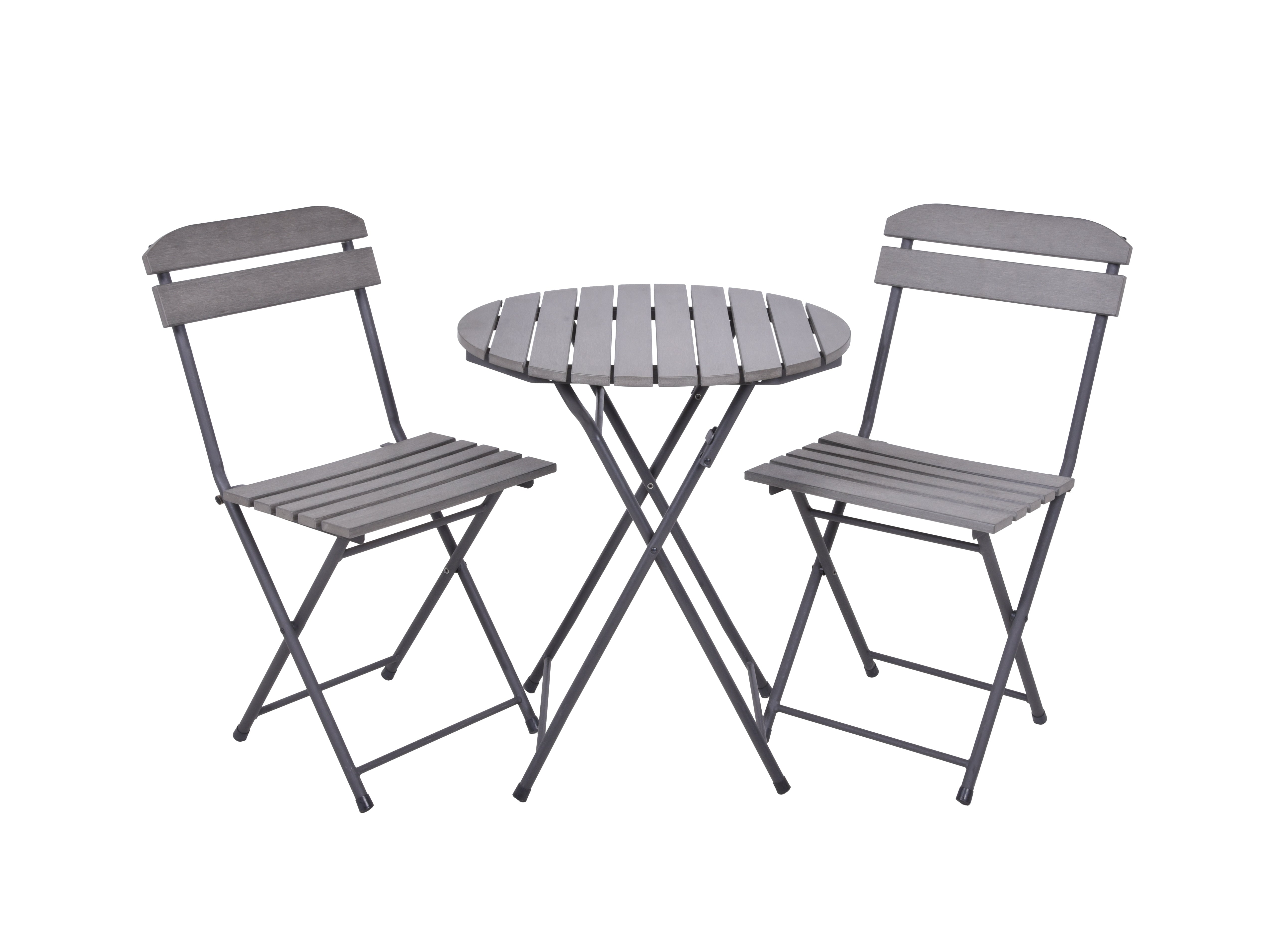 Sitzgruppe Balkonset LUGO 3-teilig Bistrogruppe modern wetterfest von Garden Pleasure