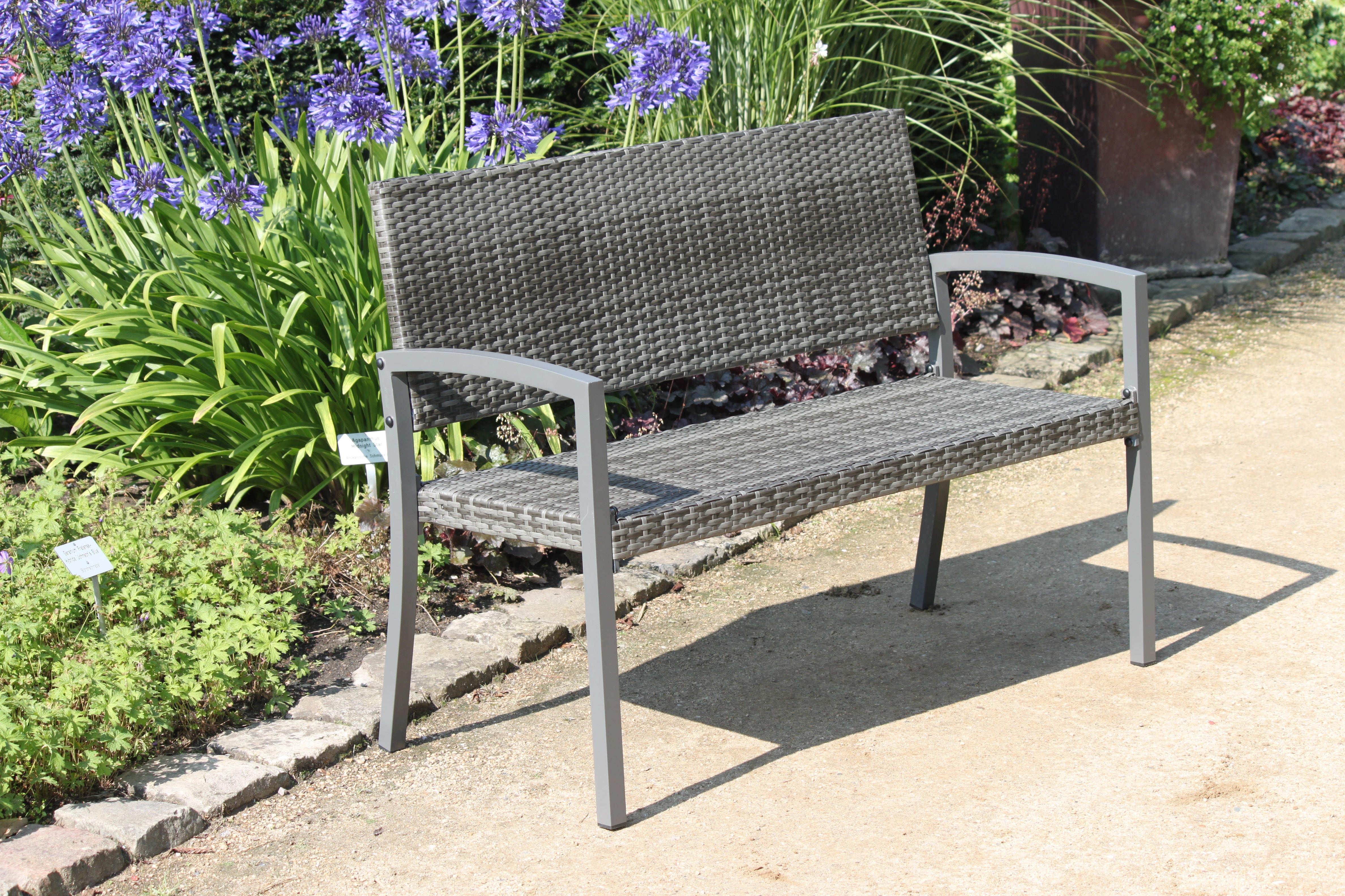 Parkbank Gartenbank Sitzbank Holzbank robust pflegeleicht Outdoor von Garden Pleasure