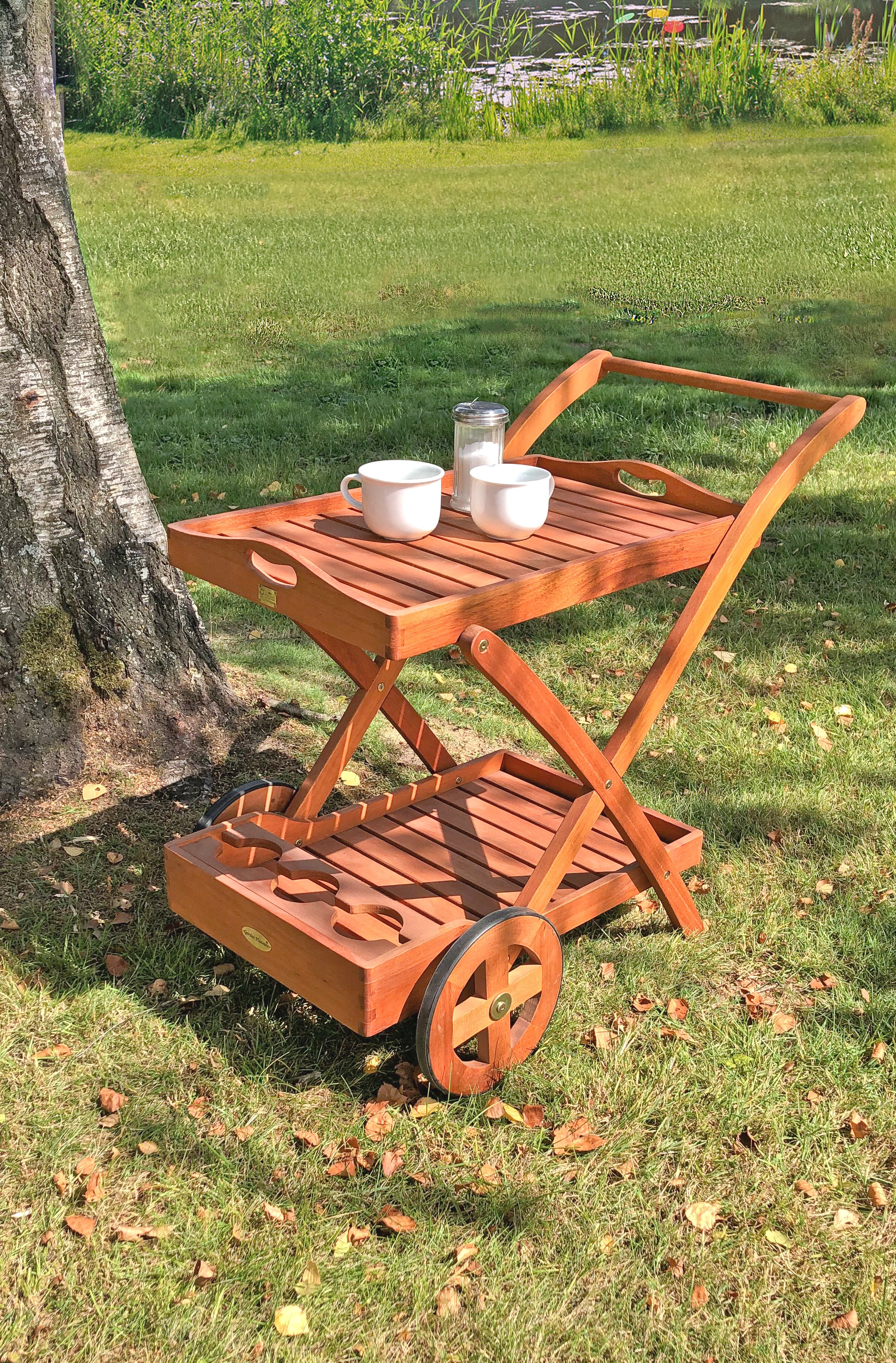 Teewagen Gartenmöbel TOLEDO Outdoormöbel Terrassenmöbel robust pflegelei Outdoor von Garden Pleasure