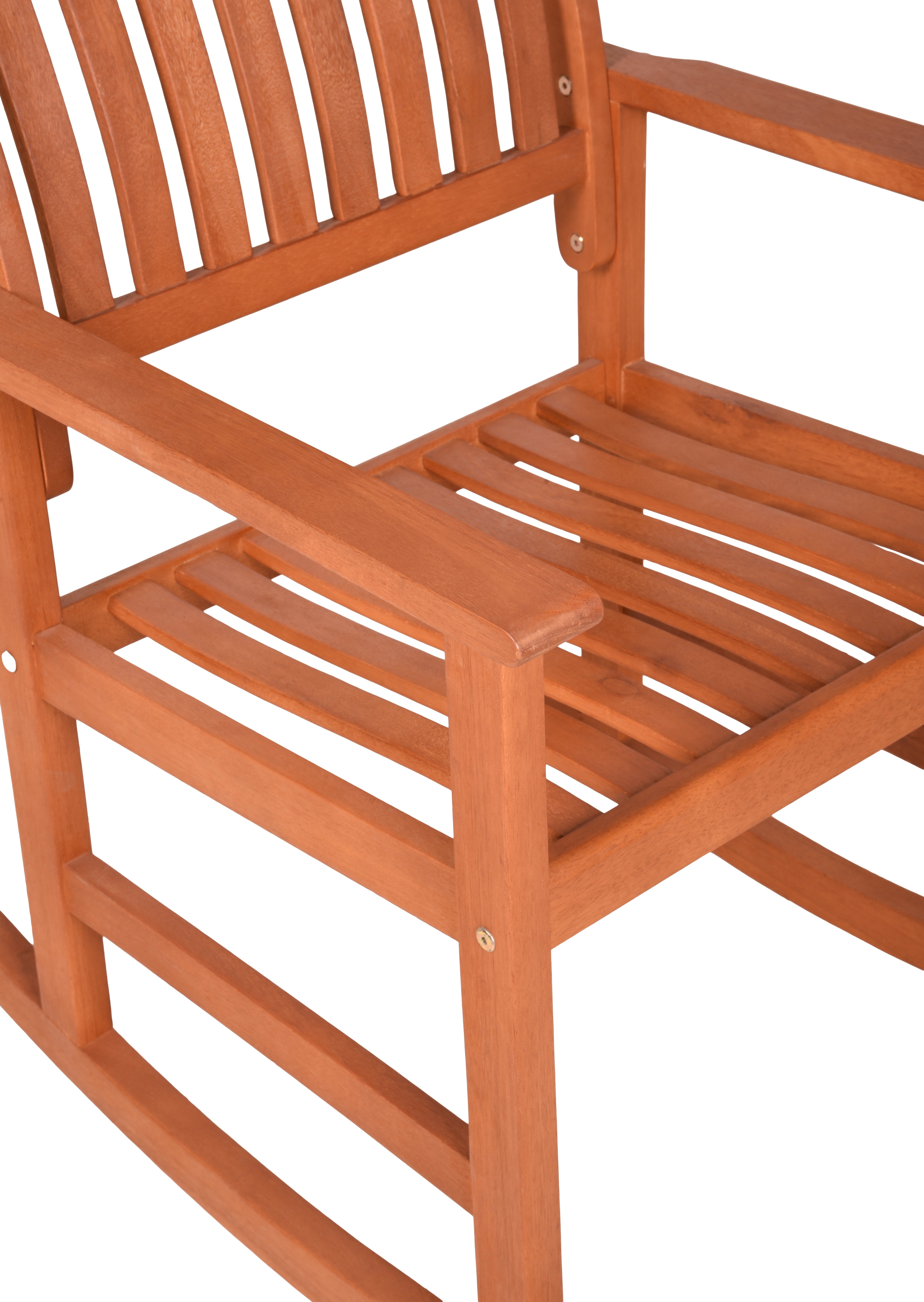 Schaukelstuhl Gartenstuhl FLORIDA Relaxstuhl Eukalyptusholz von Garden Pleasure