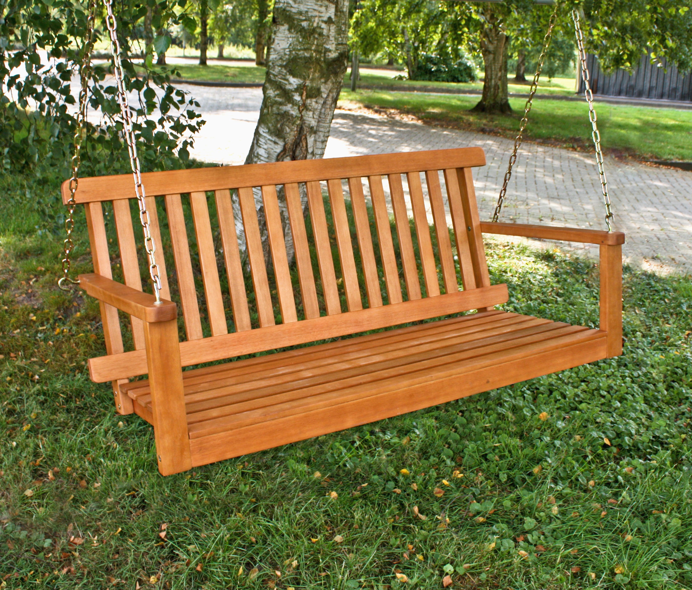 Hängebank Gartenbank COLUMBIA Sitzbank Holzbank robust pflegeleicht Outd Outdoor von Garden Pleasure