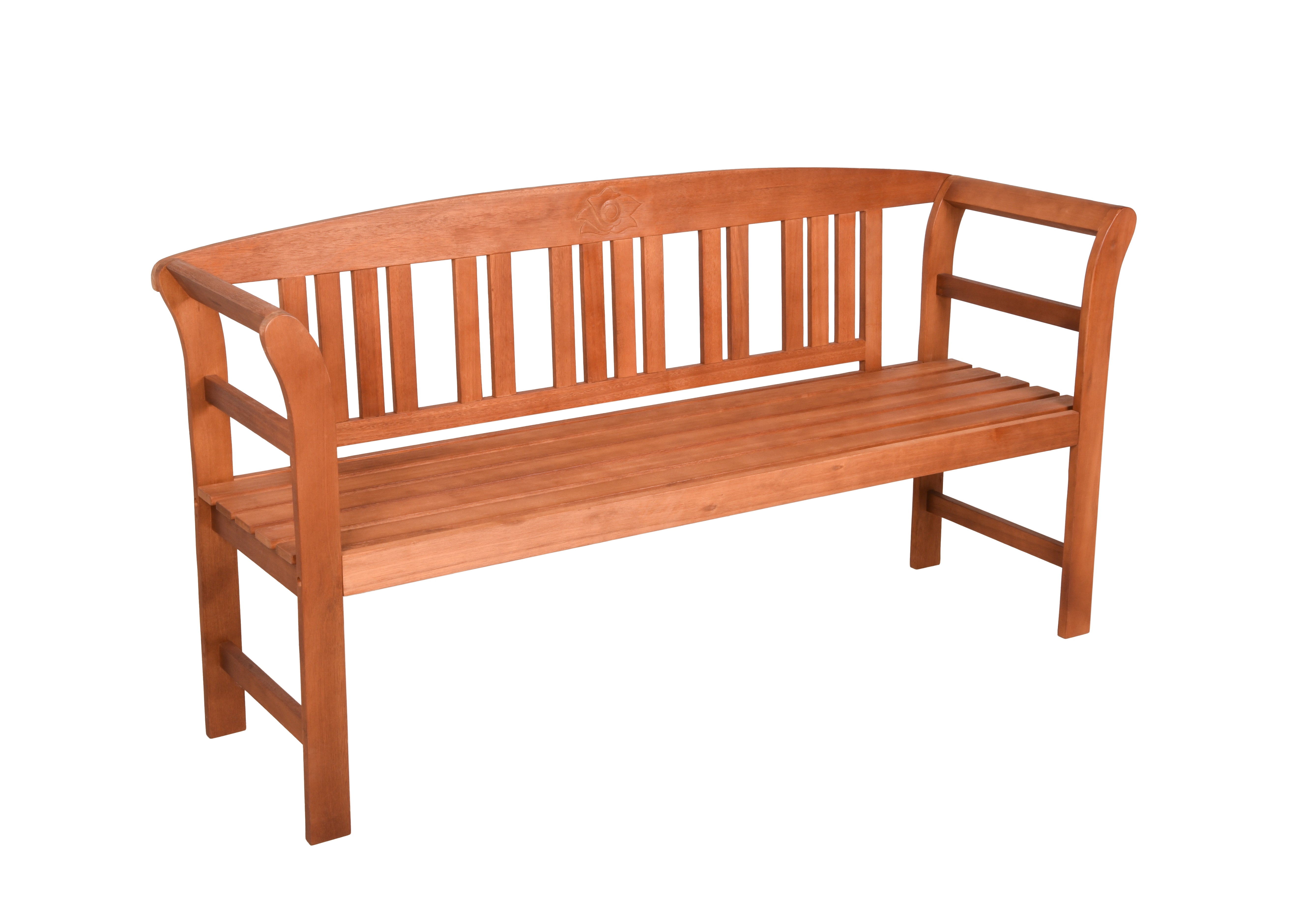 Bank Sitzbank HARLAND Gartenbank Rosenbank Eukalyptusholz von Garden Pleasure