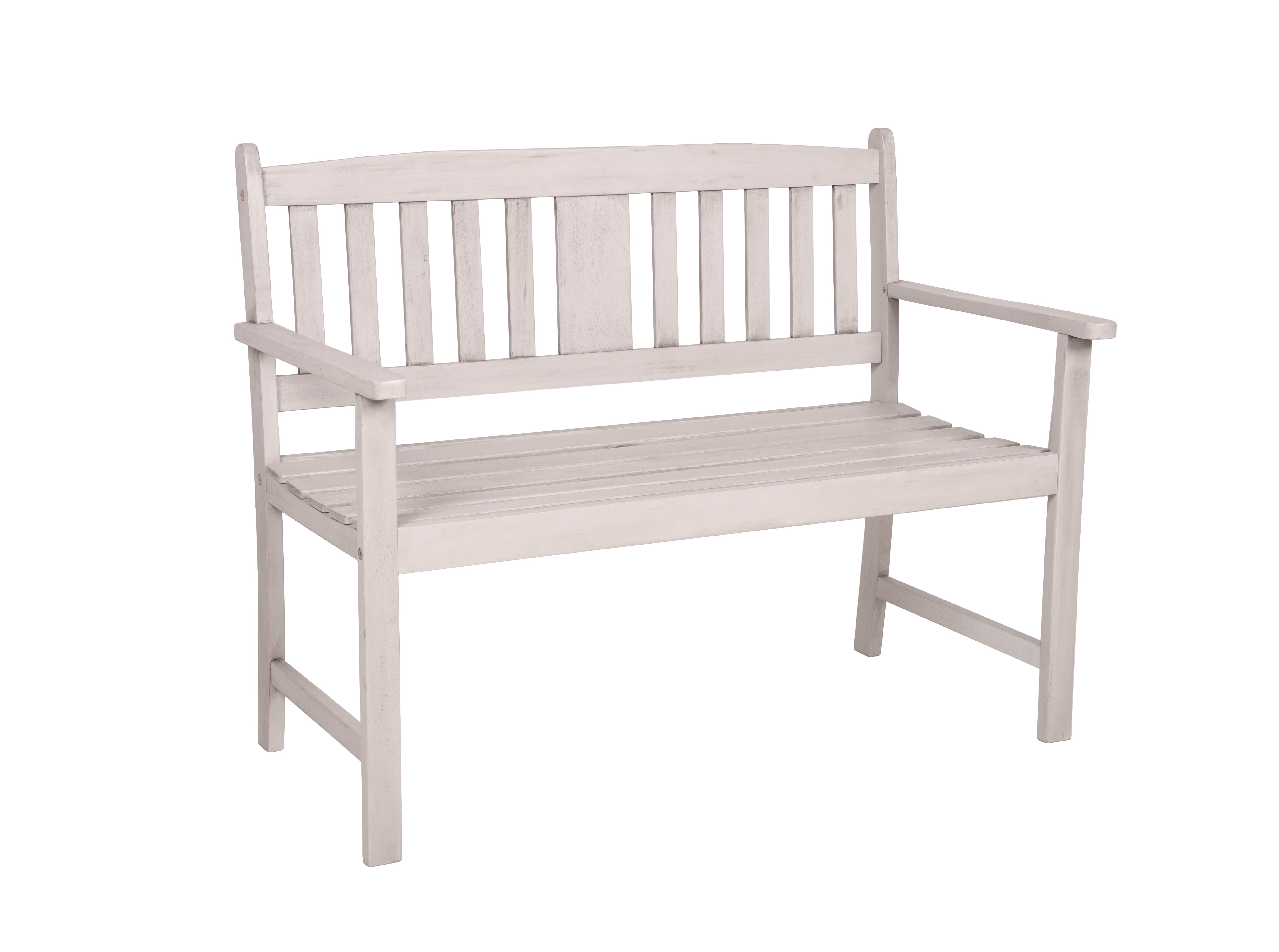 Bank Sitzbank STIRLING Gartenbank Eukalyptusholz Grau von Garden Pleasure