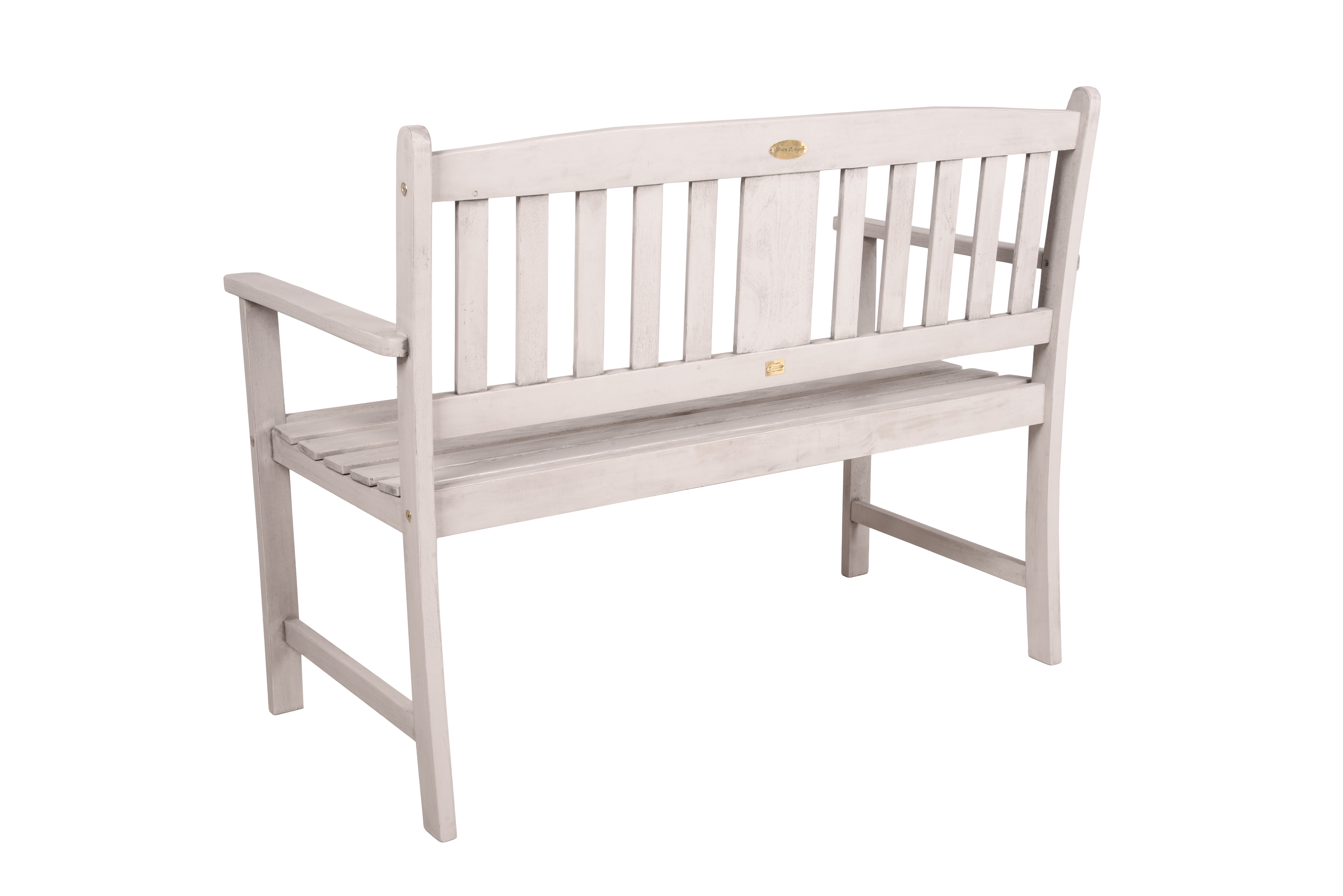 Bank Sitzbank STIRLING Gartenbank Eukalyptusholz Grau von Garden Pleasure