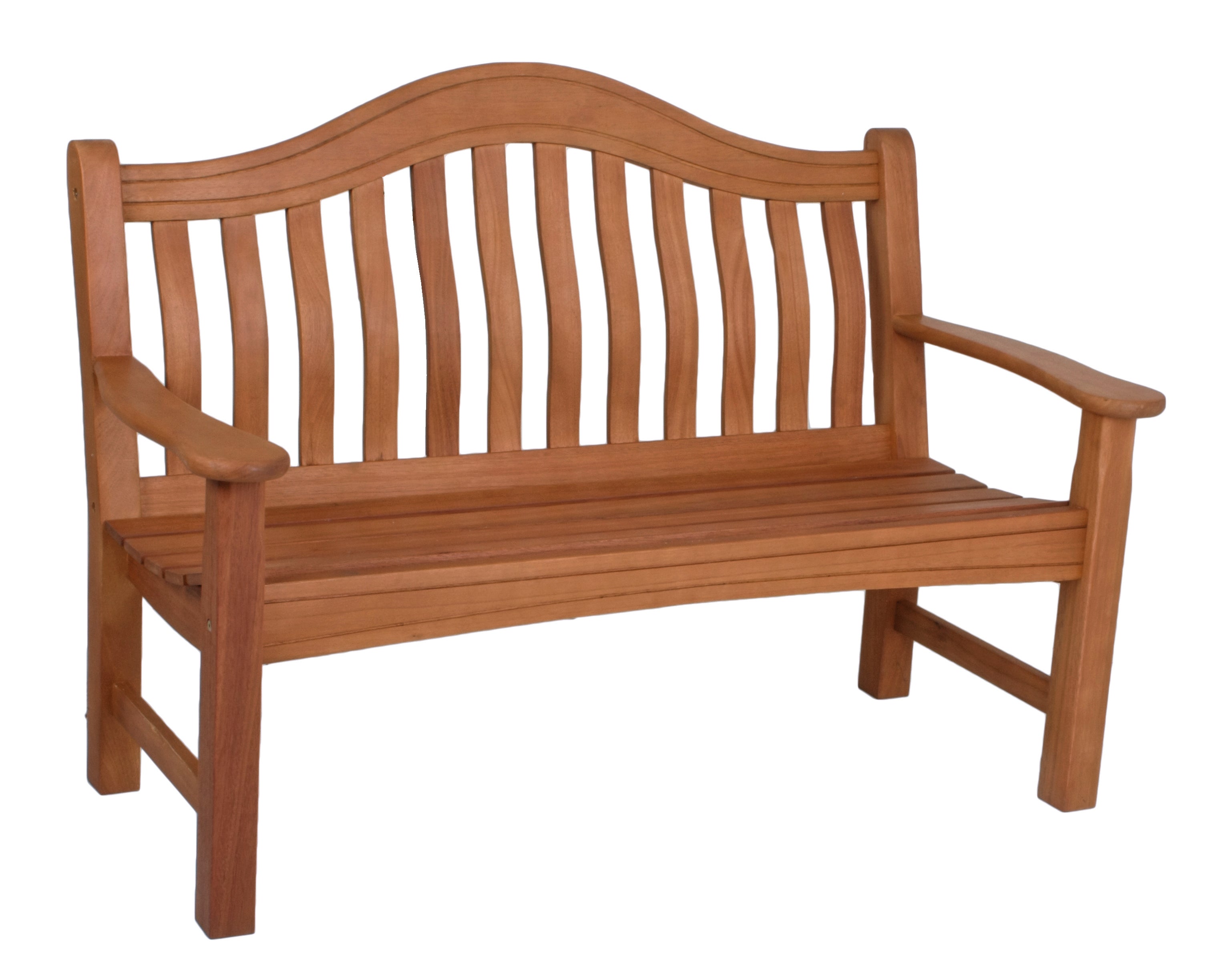 Bank Sitzbank KINGSTON Gartenbank Eukalyptusholz 2-Sitzer von Garden Pleasure