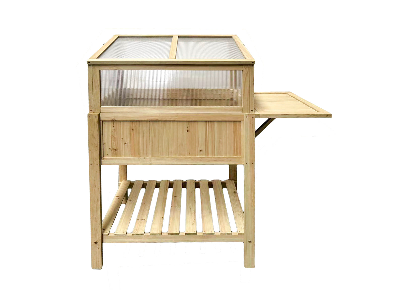 Gewächshaus Holz Treibhaus Frühbeet Spießtanne von Garden Pleasure