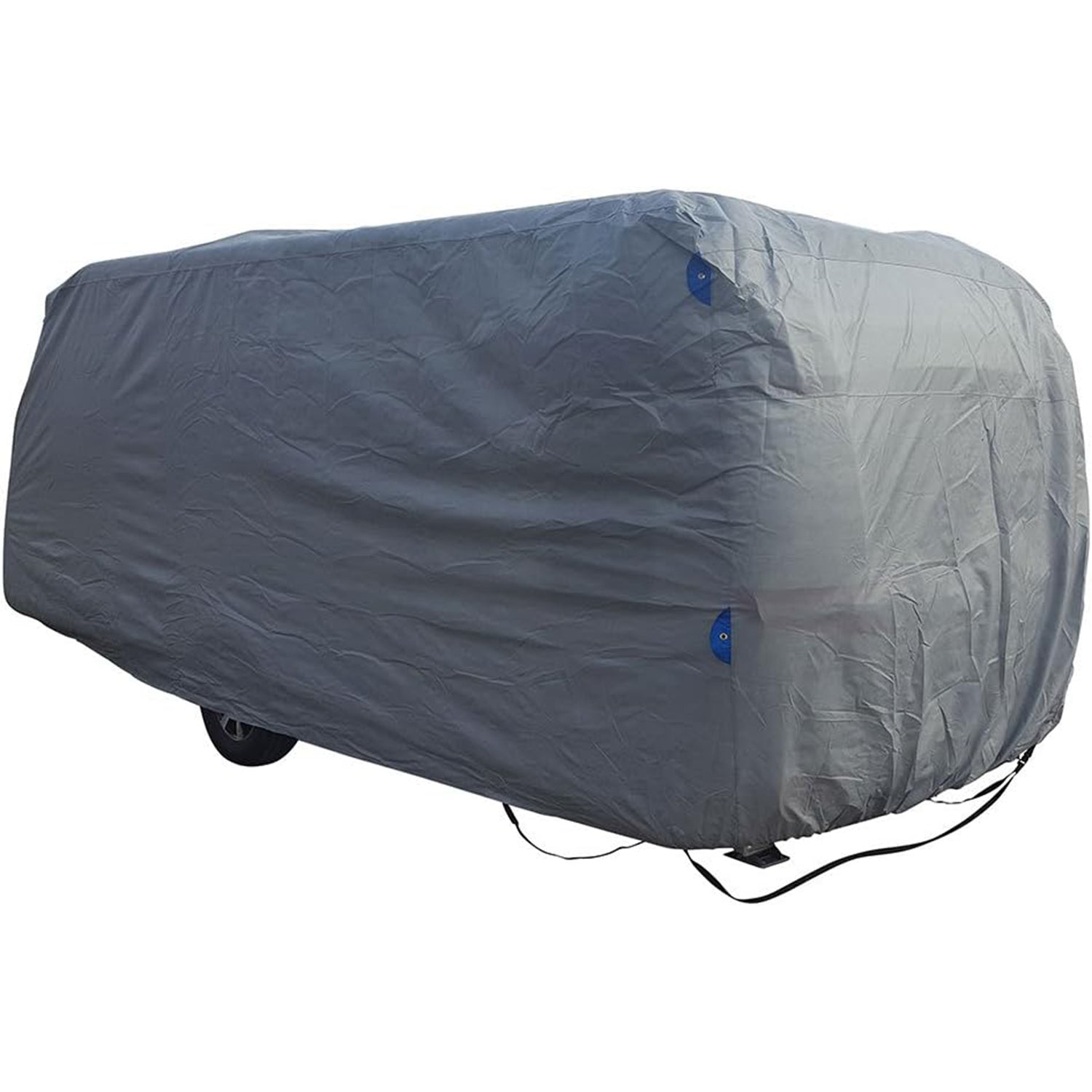 Wohnwagen Schutzhülle M - Atmungsaktiv & UV-stabil 550x250x220 cm | Premium Wohnwagenschutzhülle | Perfekter Schutz für Ihren Wohnwagen