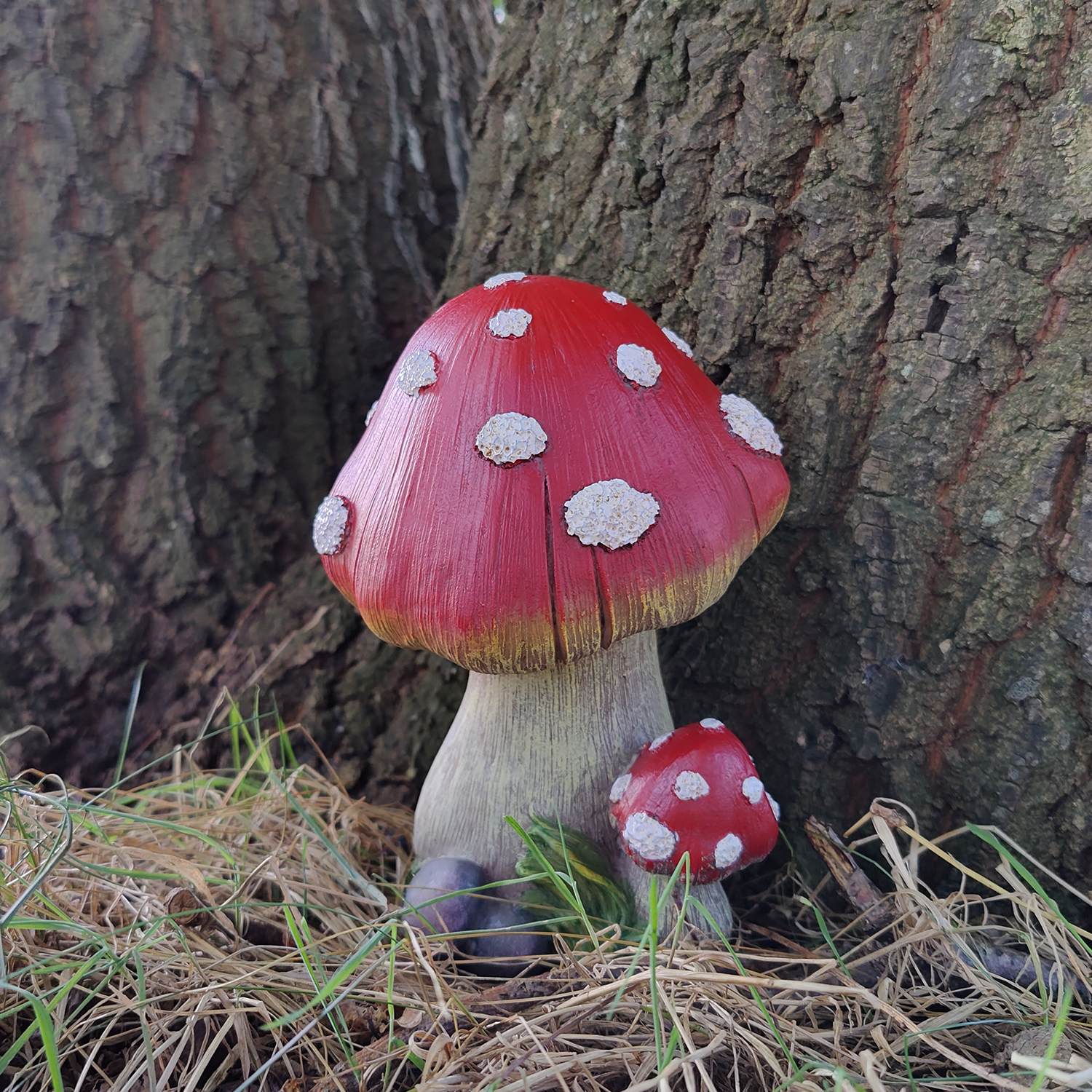 Fliegenpilz Deko Dekopilze 18 cm Pilzfiguren Deko Fliegenpilz