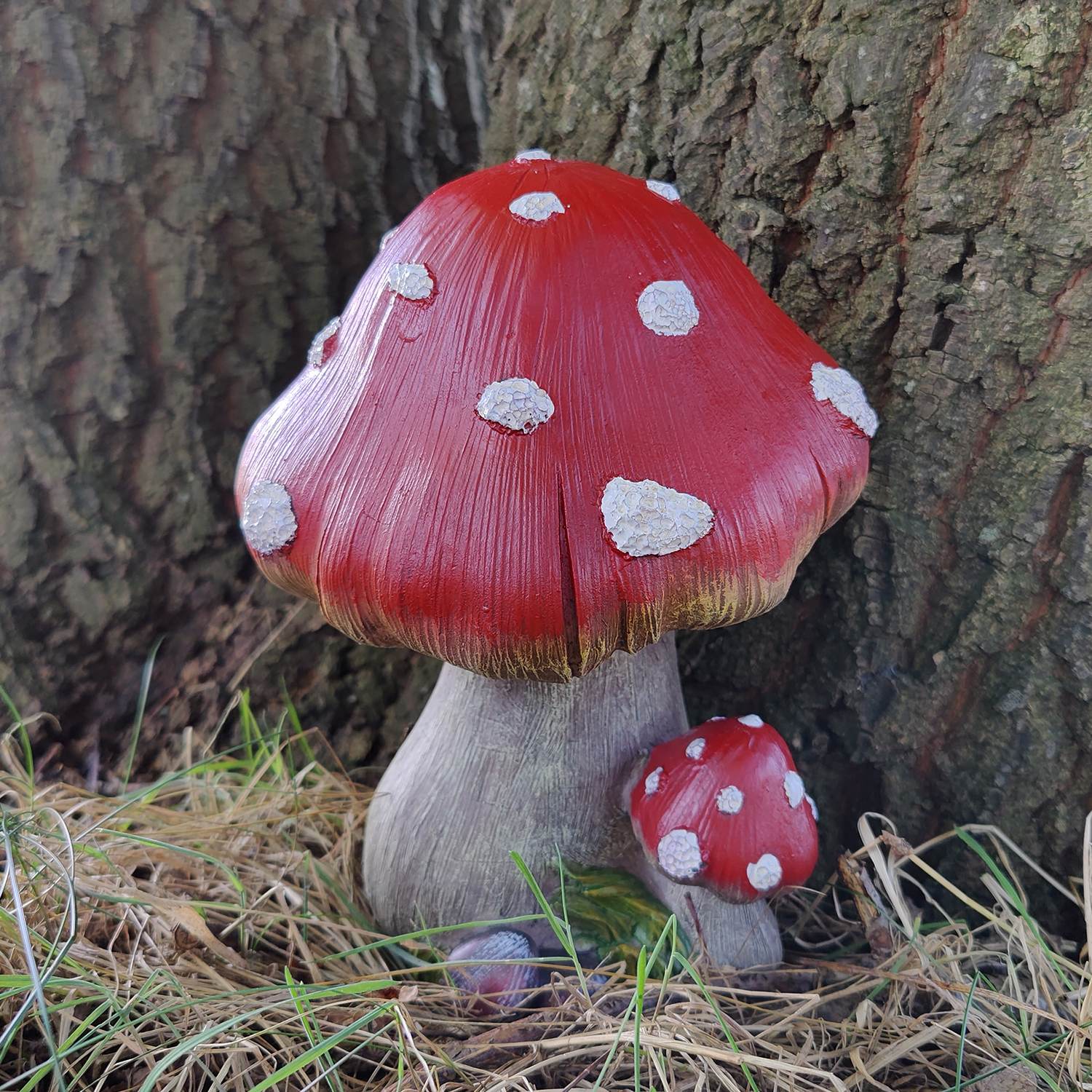 Fliegenpilz Deko Dekopilze 22 cm Pilzfiguren Deko Fliegenpilz