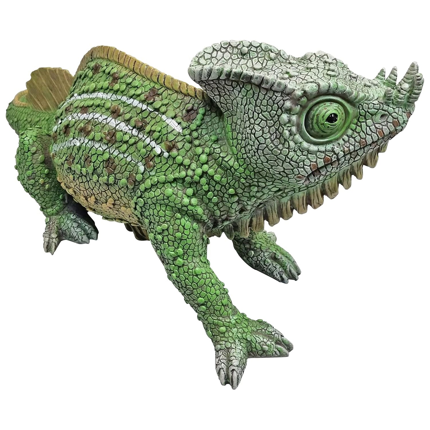 Chamäleon Reptil Echse Ralle 56cm Teichdekoration Tierfigur Gartenfigur Dekofigur