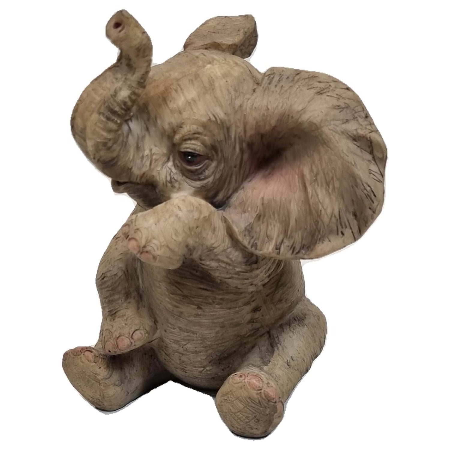 Glückselefant Dekofigur aus Polyresin für Innen und Außen