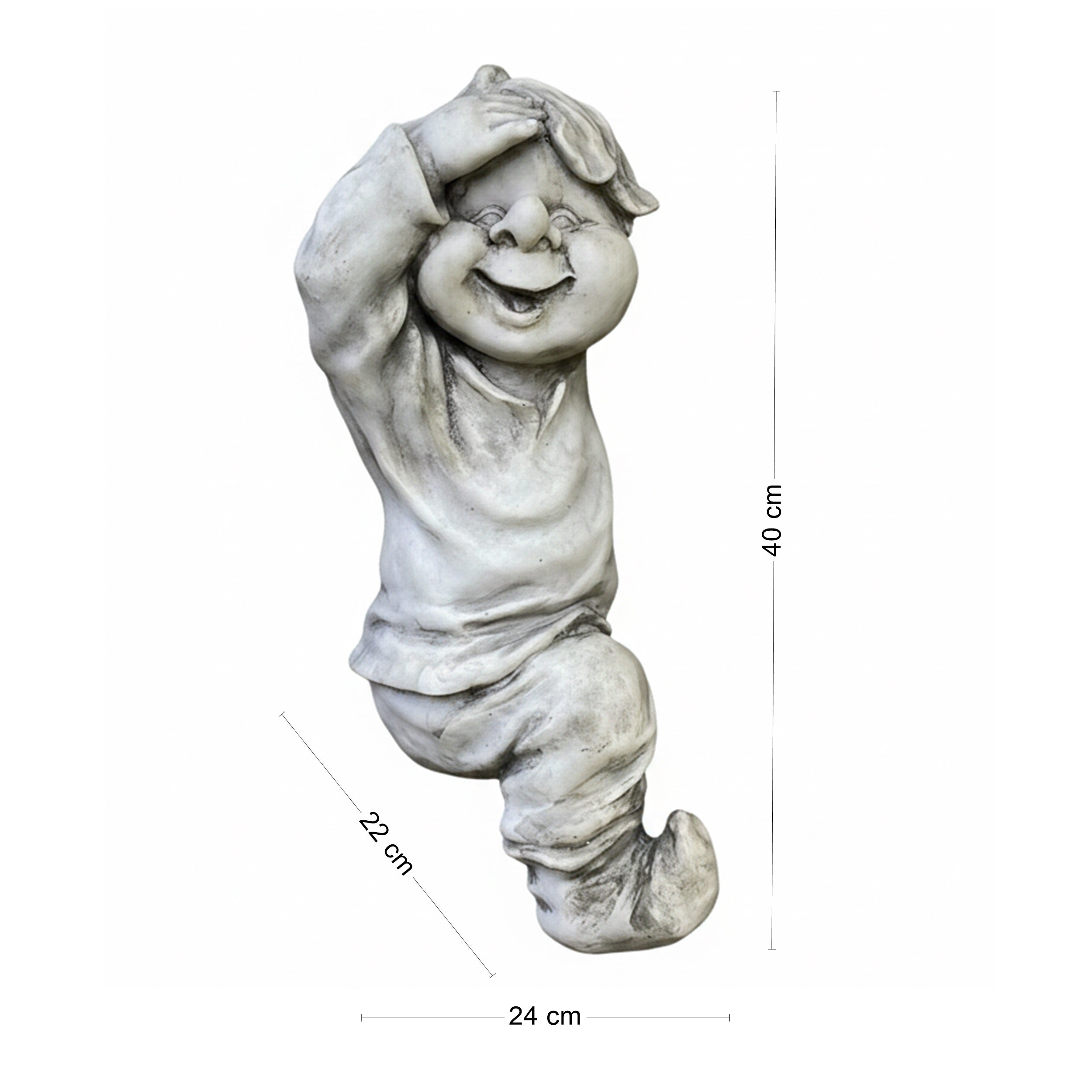 Wichtel Figur Zwerg kletternder Gnom Wichtel Deko Wichtelmännchen