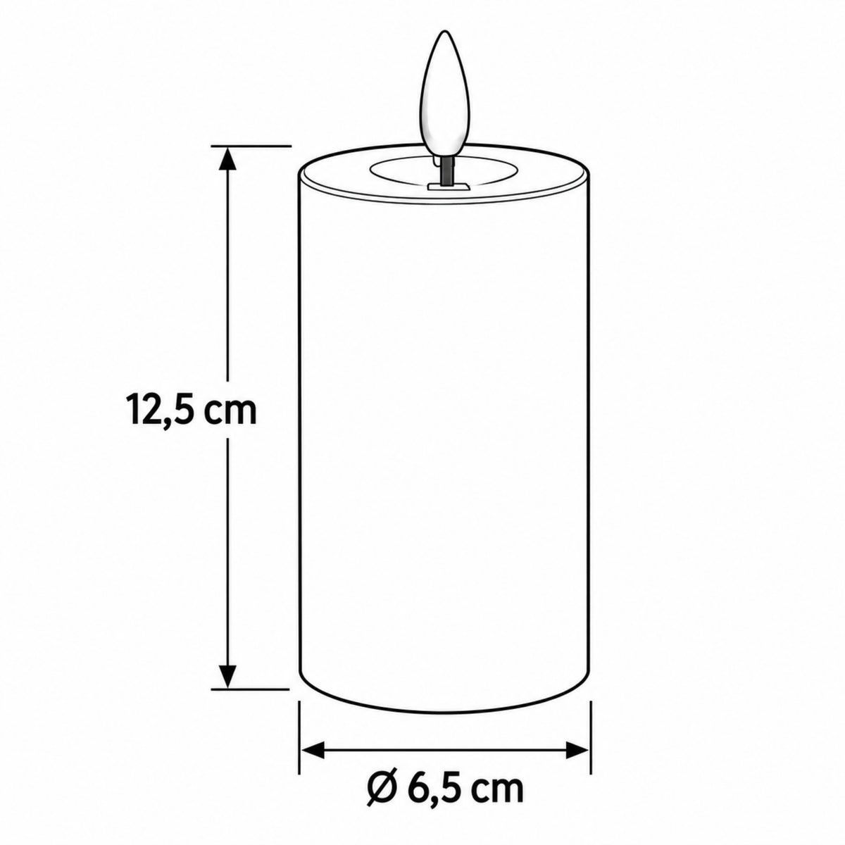 LED Grabkerzen Gold & Silber mit Timer & Varta Batterien – Grabkerze LED / LED Grablicht mit Motiv