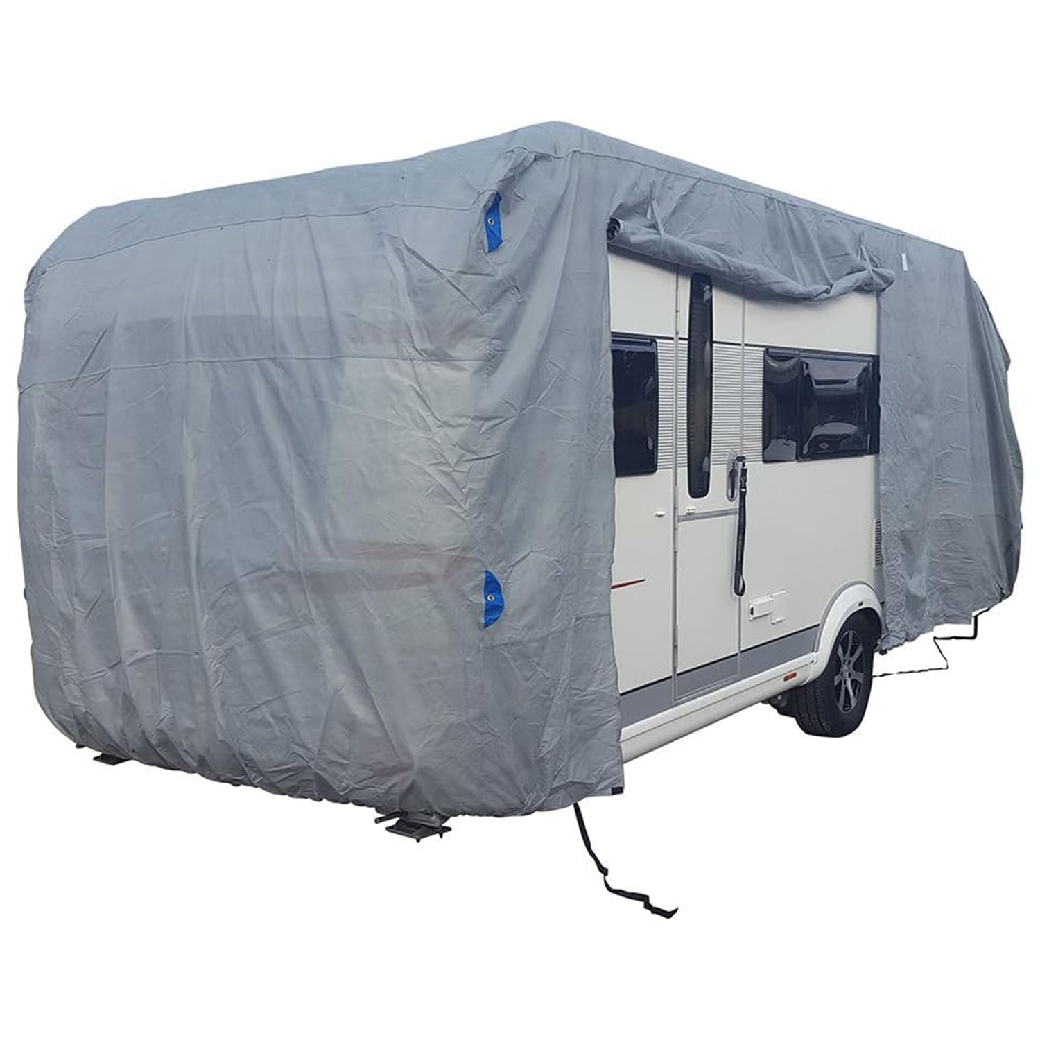 Wohnwagen Schutzhülle XL - Atmungsaktiv & UV-stabil 670x250x220 cm | Premium Wohnwagenschutzhülle | Perfekter Schutz für Ihren Wohnwagen