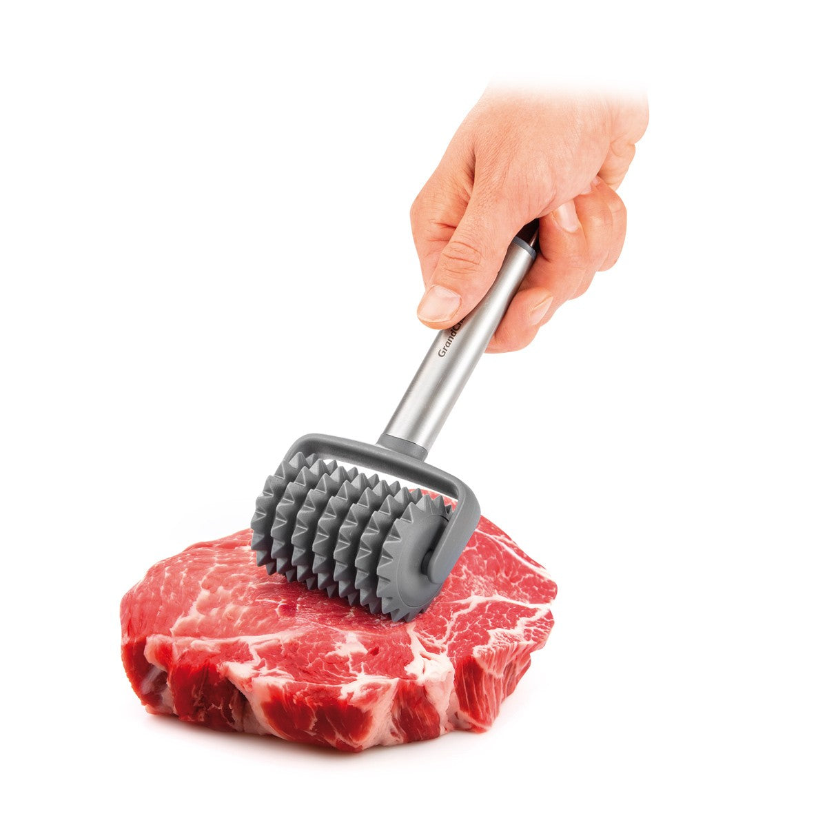 Fleischroller GrandCHEF von Tescoma – Fleischzartmacher für Steaks und Schnitzel
