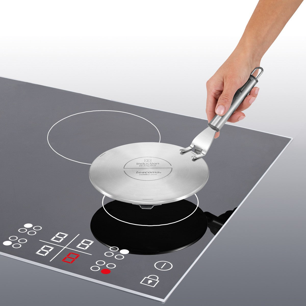 Induktions-Adapterplatte GrandCHEF 17 cm von Tescoma – Induktionsadapter für Töpfe