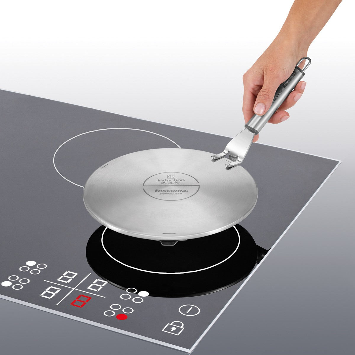 Induktions-Adapterplatte GrandCHEF 21 cm von Tescoma – Adapterplatte für Kochgeschirr