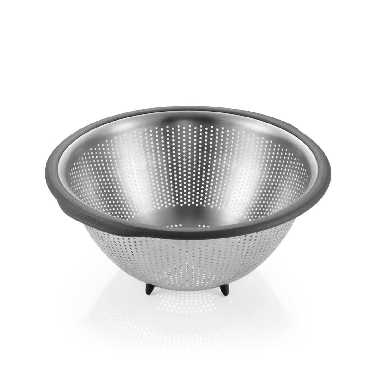Seiher mit breitem Rand GrandCHEF 26 cm von Tescoma – großer Edelstahl-Seiher
